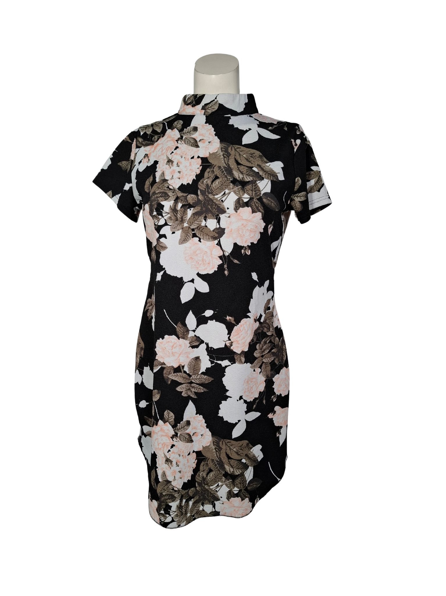 Juoda gėlėta AX PARIS suknelė, L