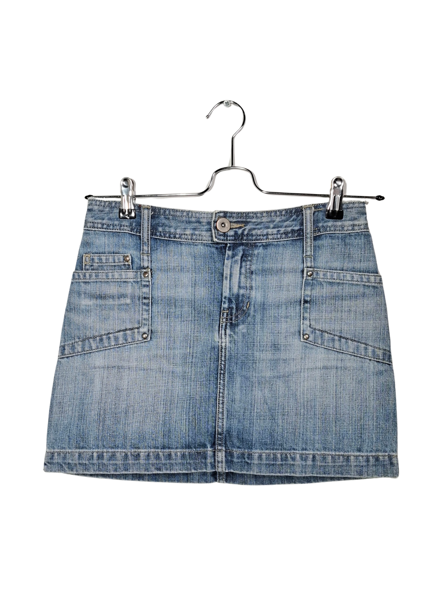 Mėlynas džinsinis mini sijonas, S-M