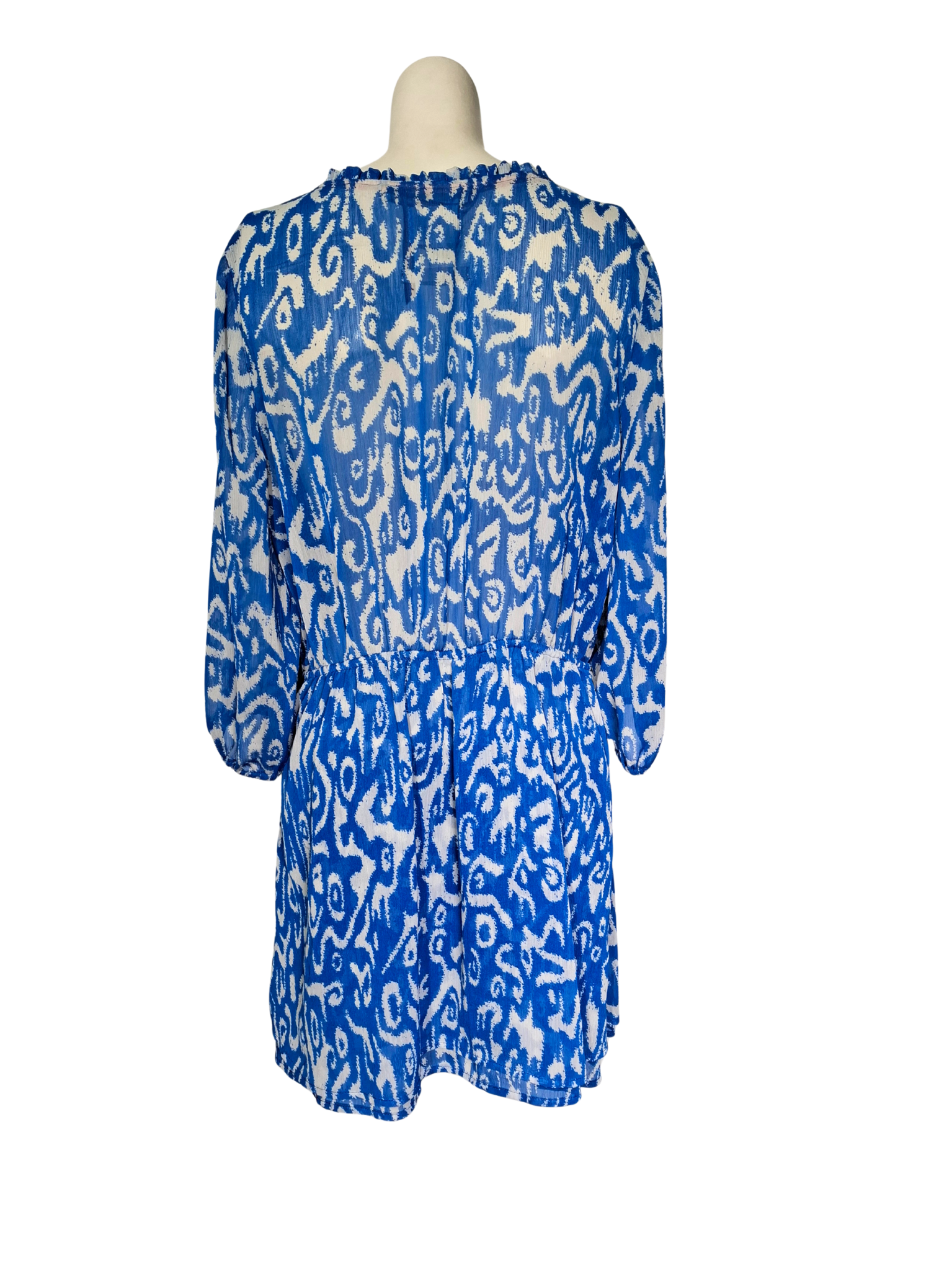 Jovitos kabykla mėlyna raštuota HOLLY & WHITE suknelė, M