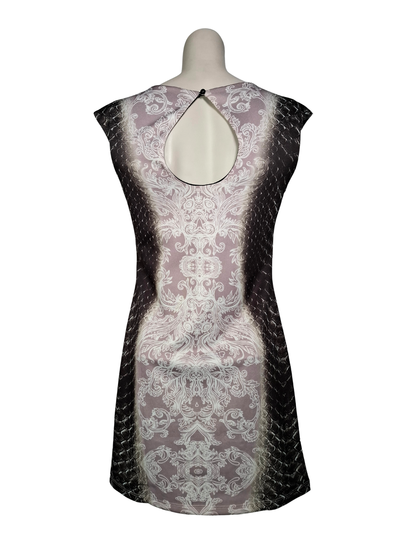 Įvairiaspalvė raštuota FLAMANT ROSE suknelė, NAUJA, M