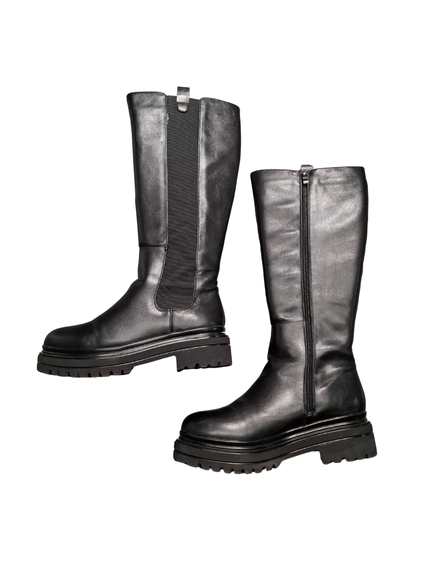 Juodi ilgaauliai LORETTA BY LORETTA batai, 38 dydis