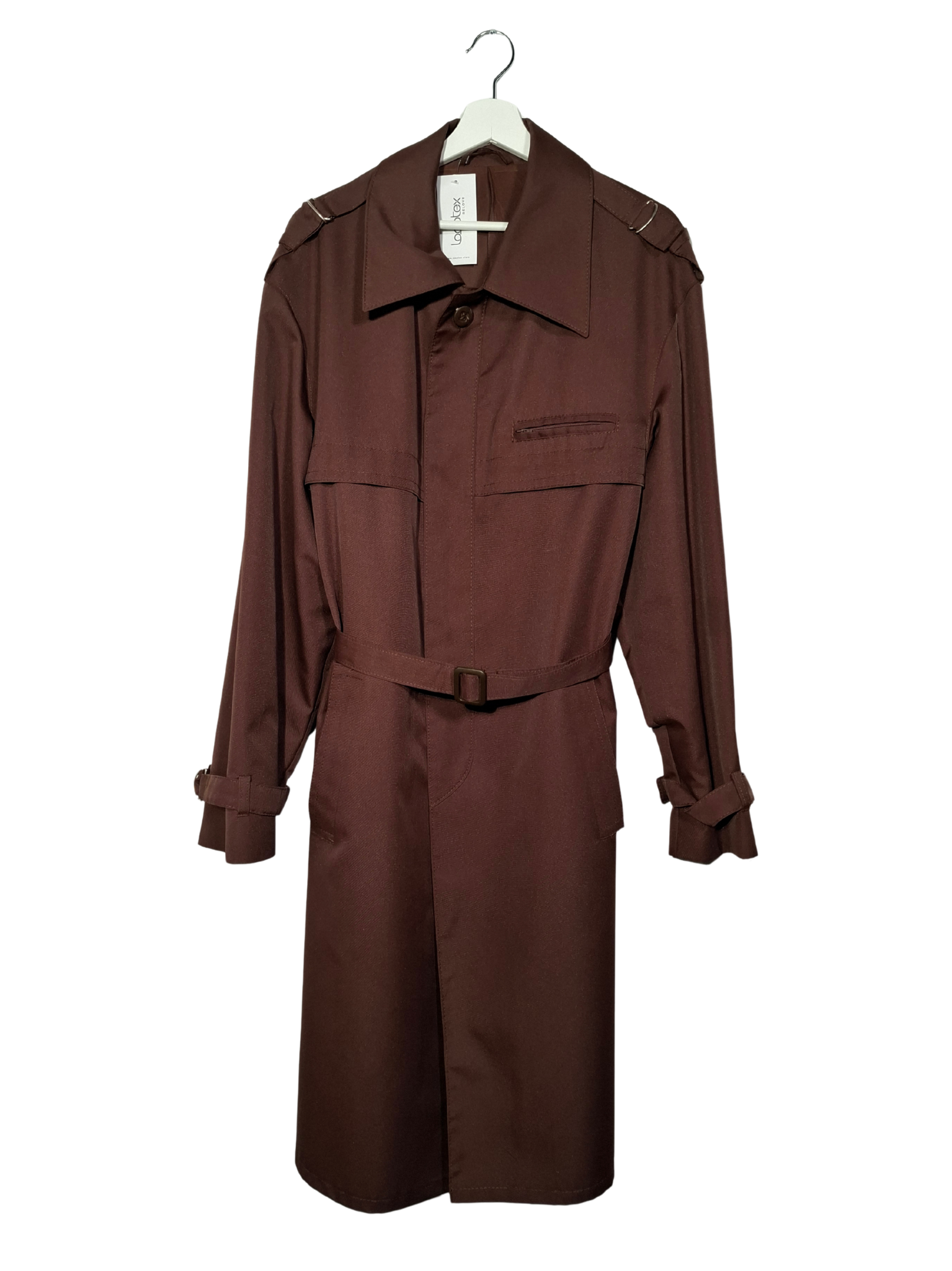 Rudas vintažinis paltas, L/XL