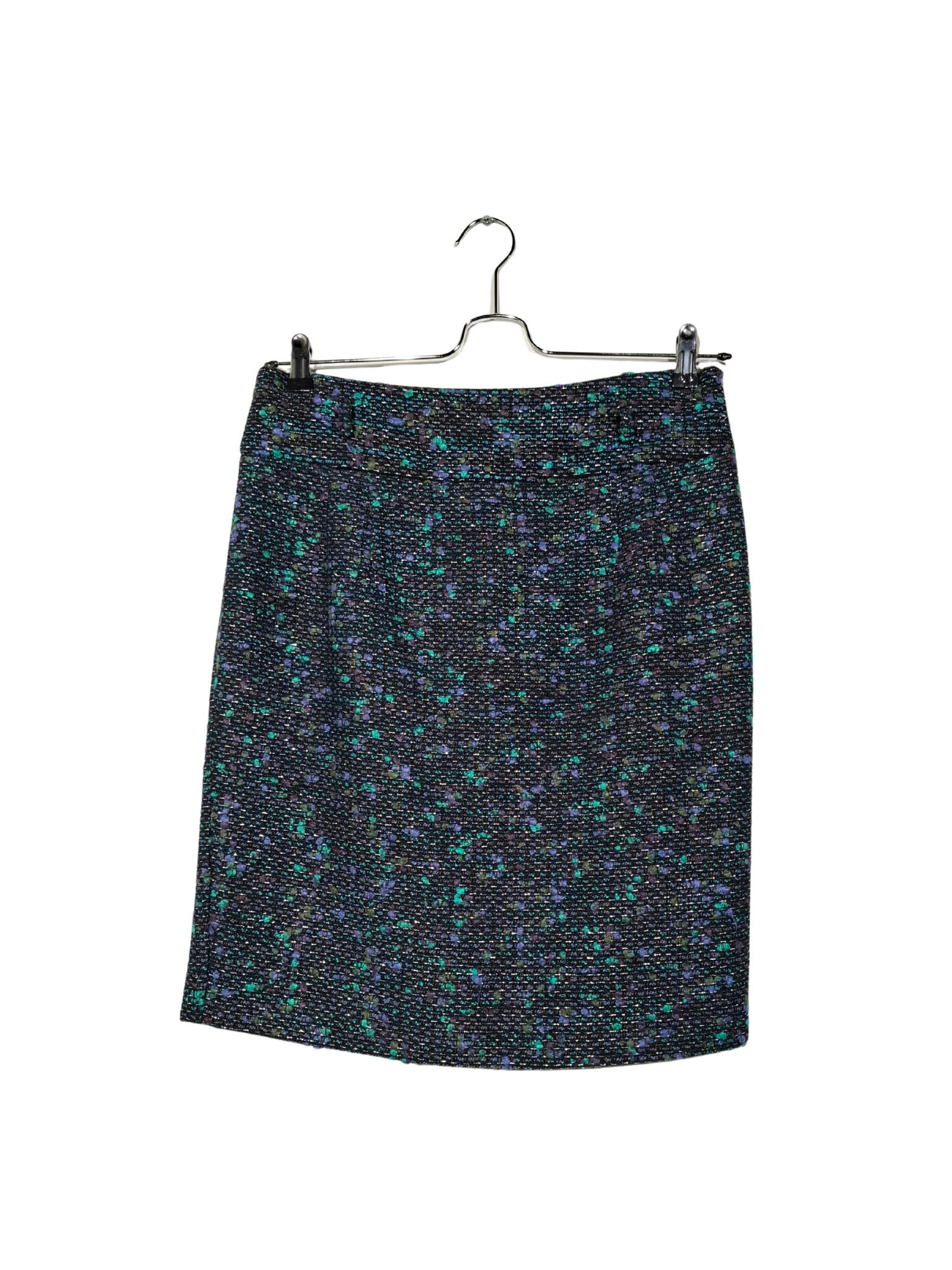 Juodas blizgus CARLA V. sijonas, L