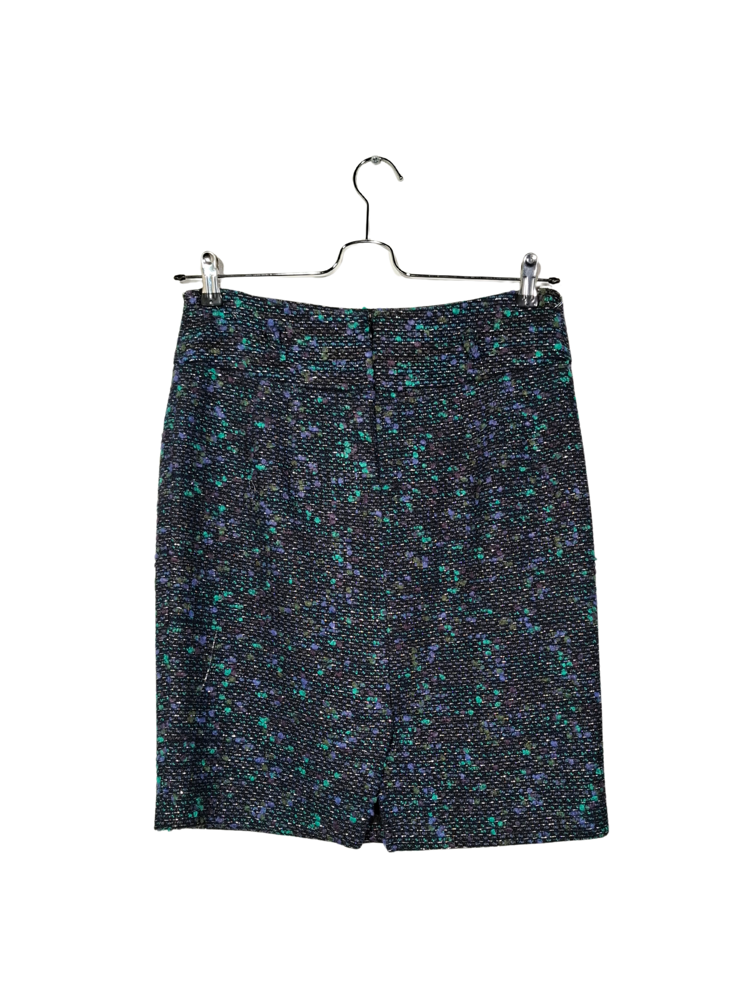 Juodas blizgus CARLA V. sijonas, L