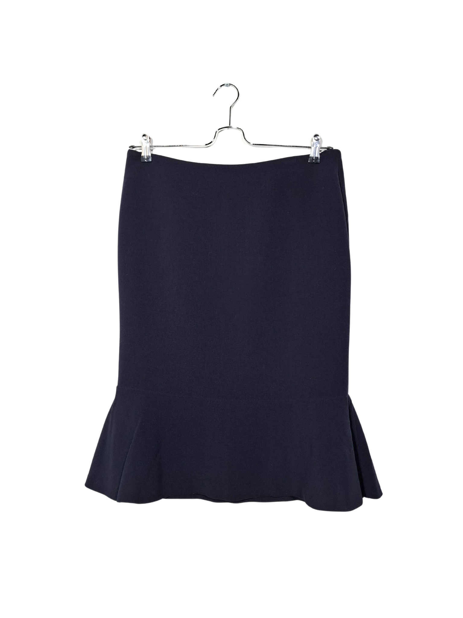 Tamsiai mėlynas gėlėtas TEN5 sijonas, L