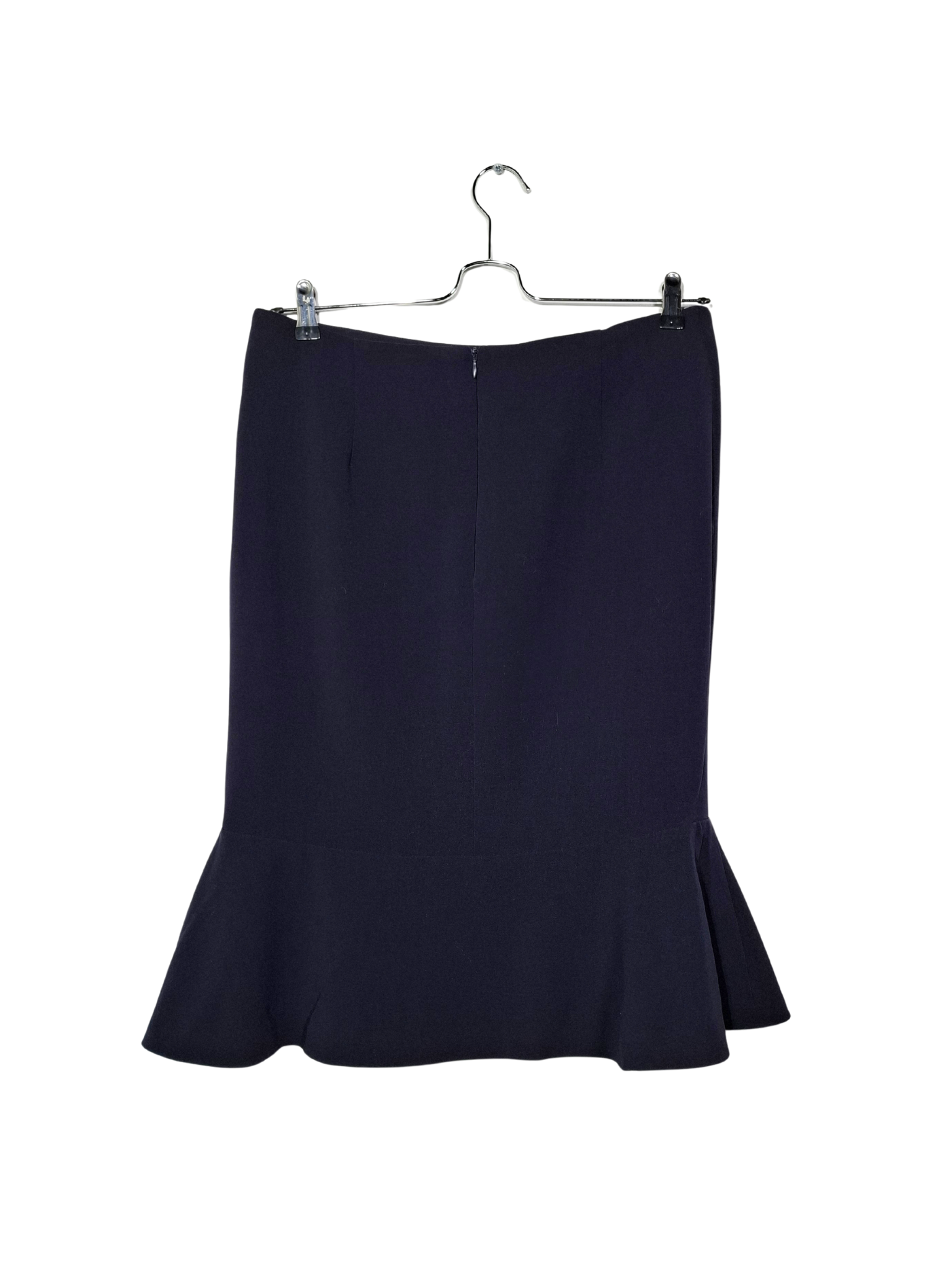 Tamsiai mėlynas gėlėtas TEN5 sijonas, L