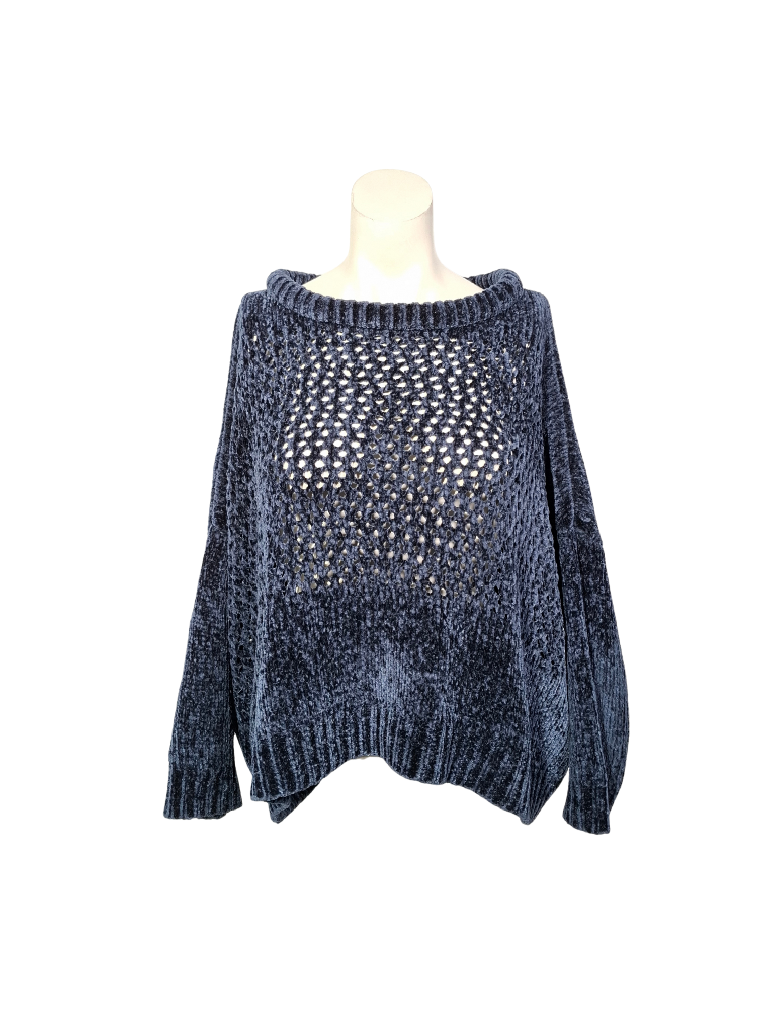 Tamsiai mėlynas VERO MODA megztinis, S/M