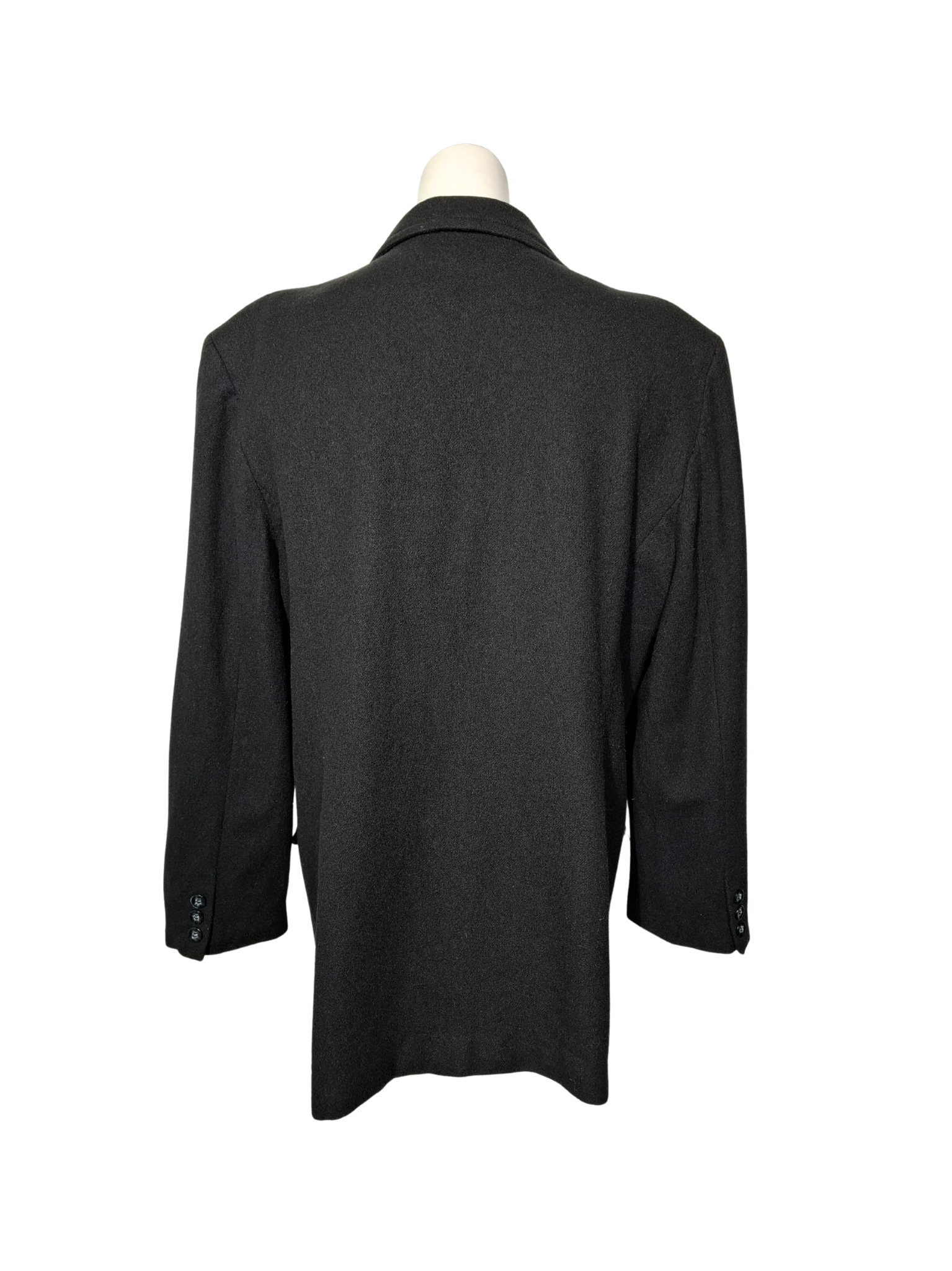 Juodas vilnonis vintažinis WORTHINGTON švarkas, L