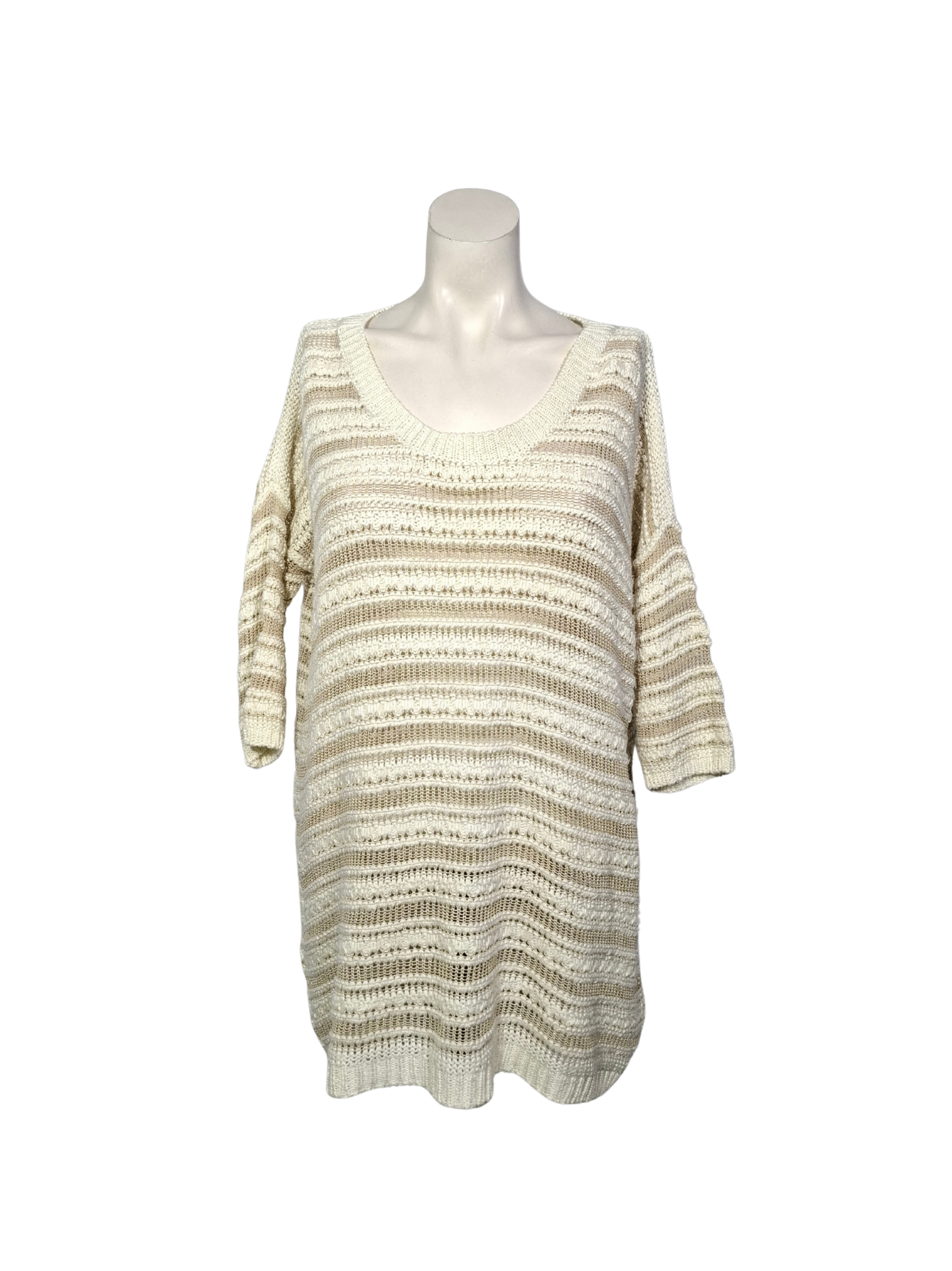 Baltas MANGO megztinis, L