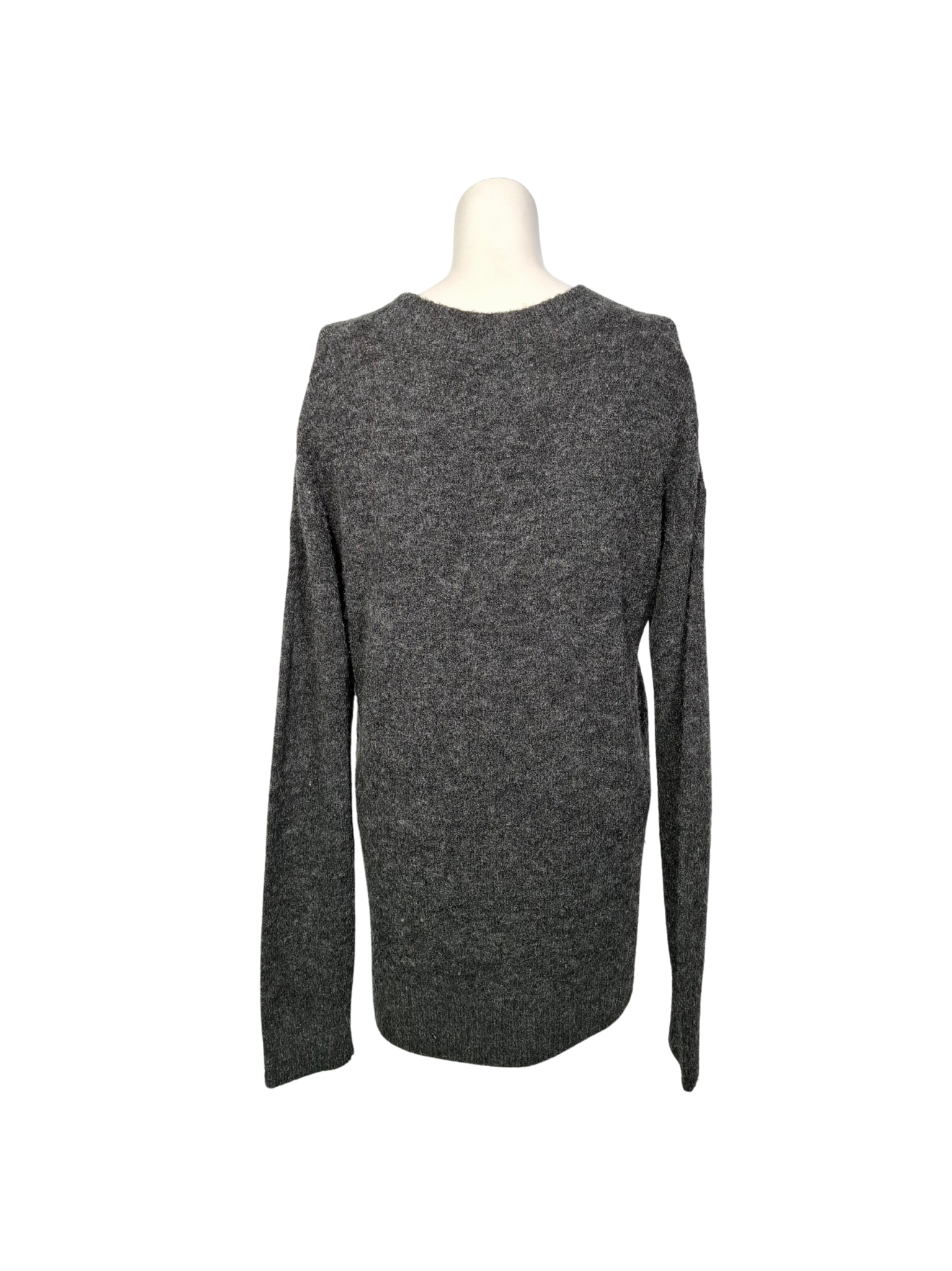 Pilkas vilnonis STAY megztinis, M