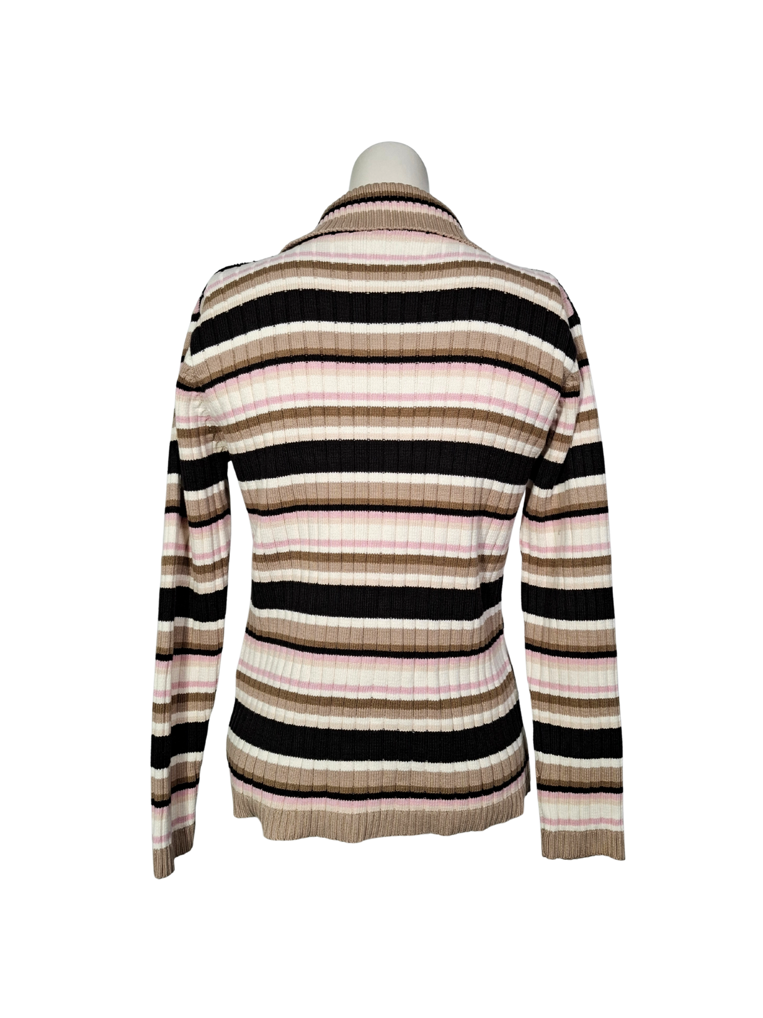 Įvairiaspalvis dryžuotas KAPPAHL megztinis, M/L