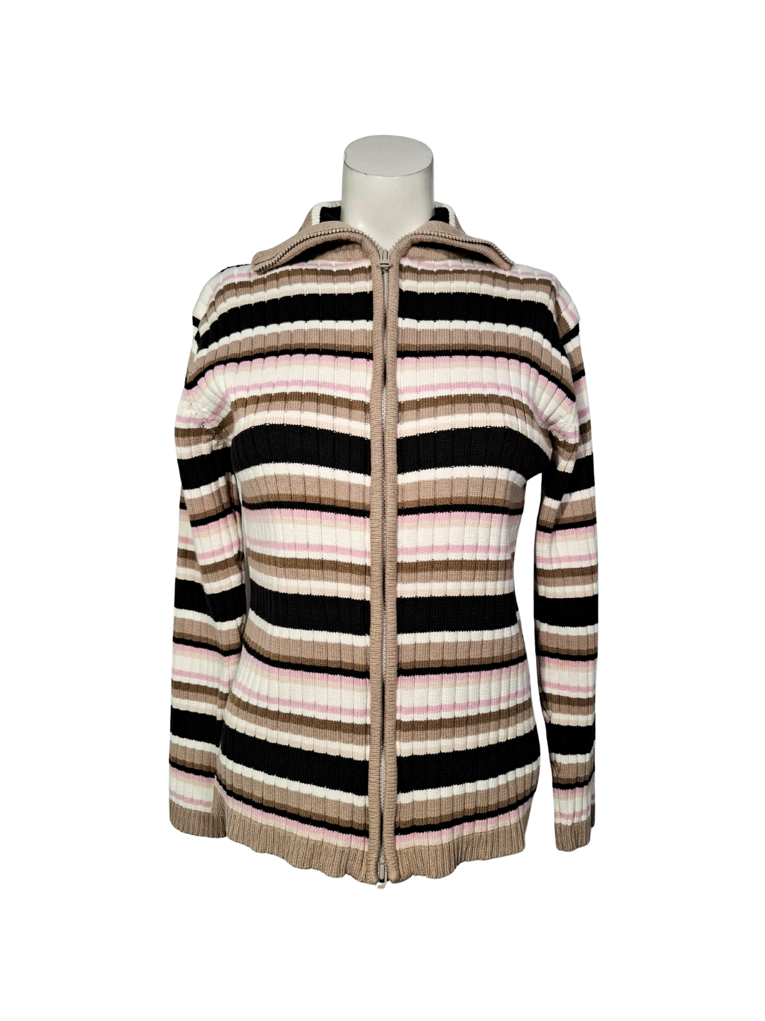 Įvairiaspalvis dryžuotas KAPPAHL megztinis, M/L