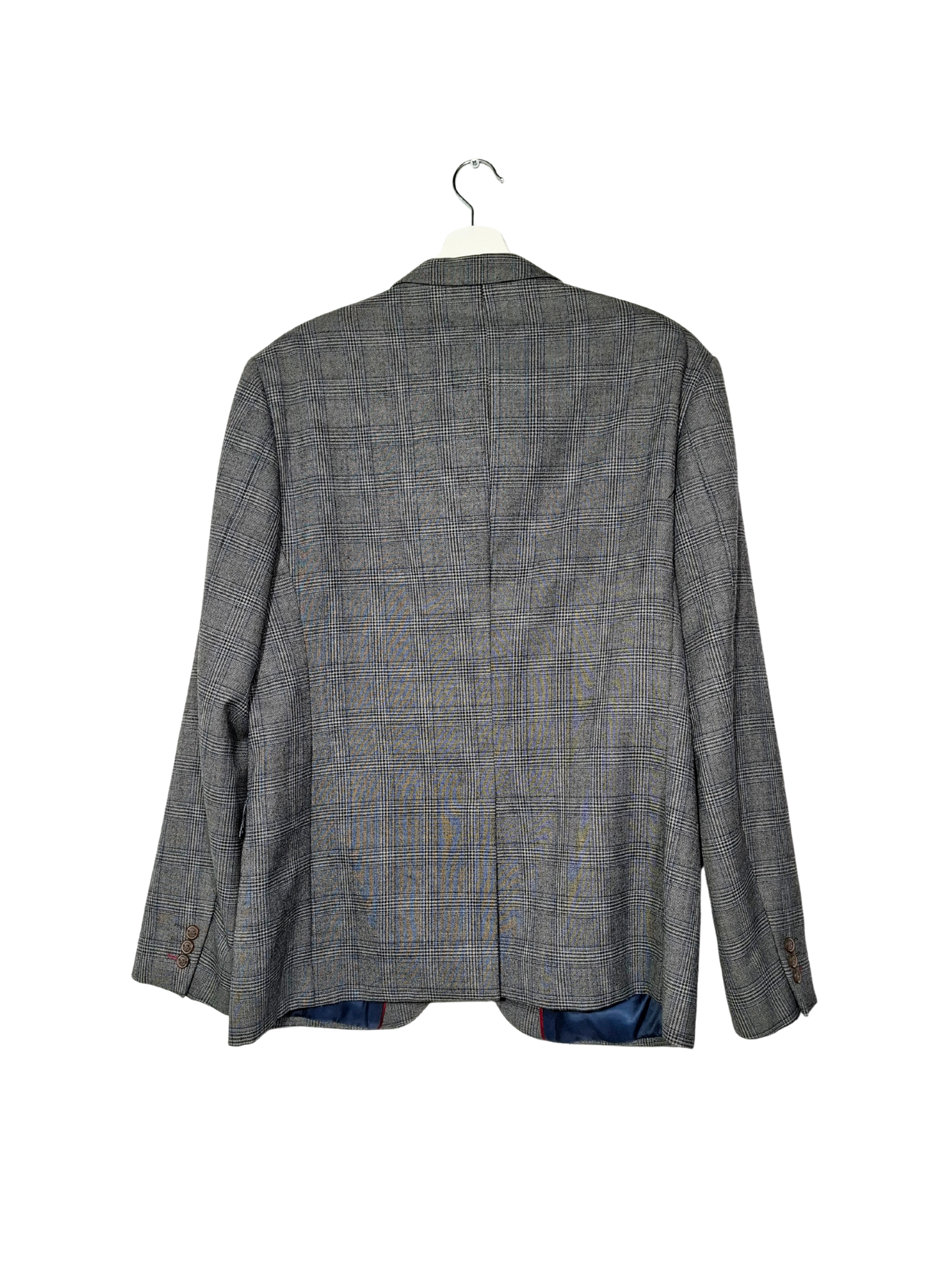 Pilkas languotas FORECAST švarkas, XL