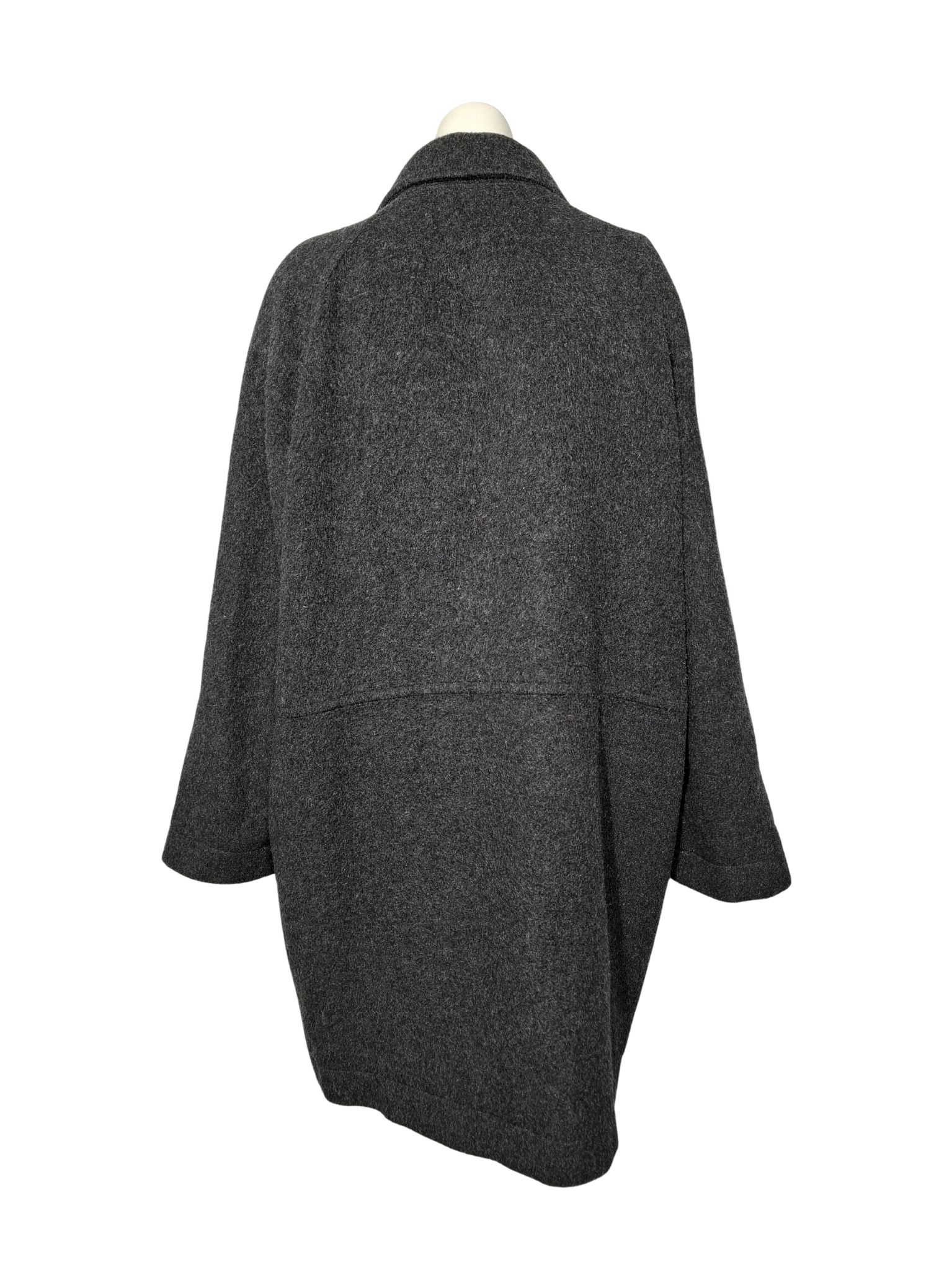 Pilkas vilnonis ETAGE paltas, XL