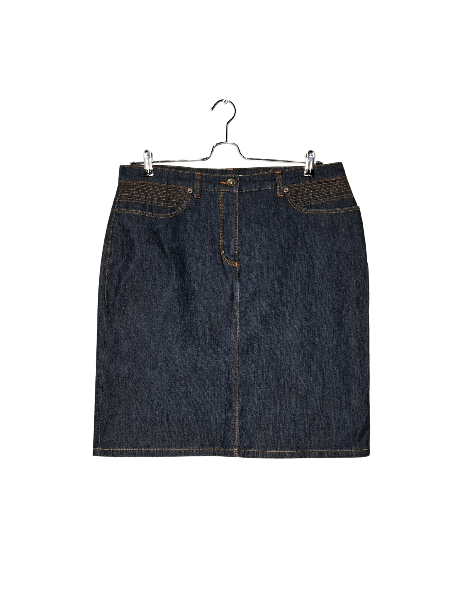 Tamsiai mėlynas džinsinis BETTY BARCLAY sijonas, 3XL