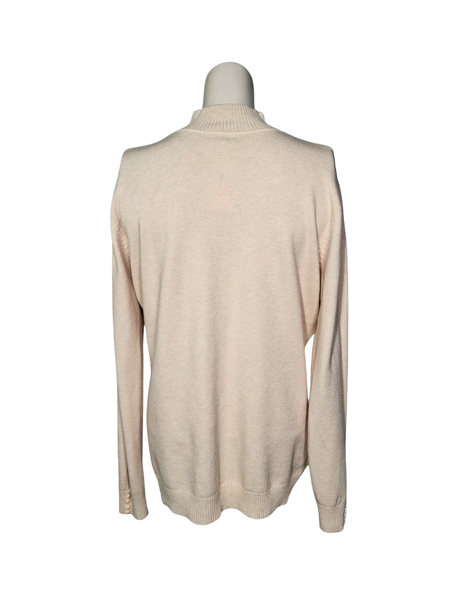 Kreminis CRN megztinis, L