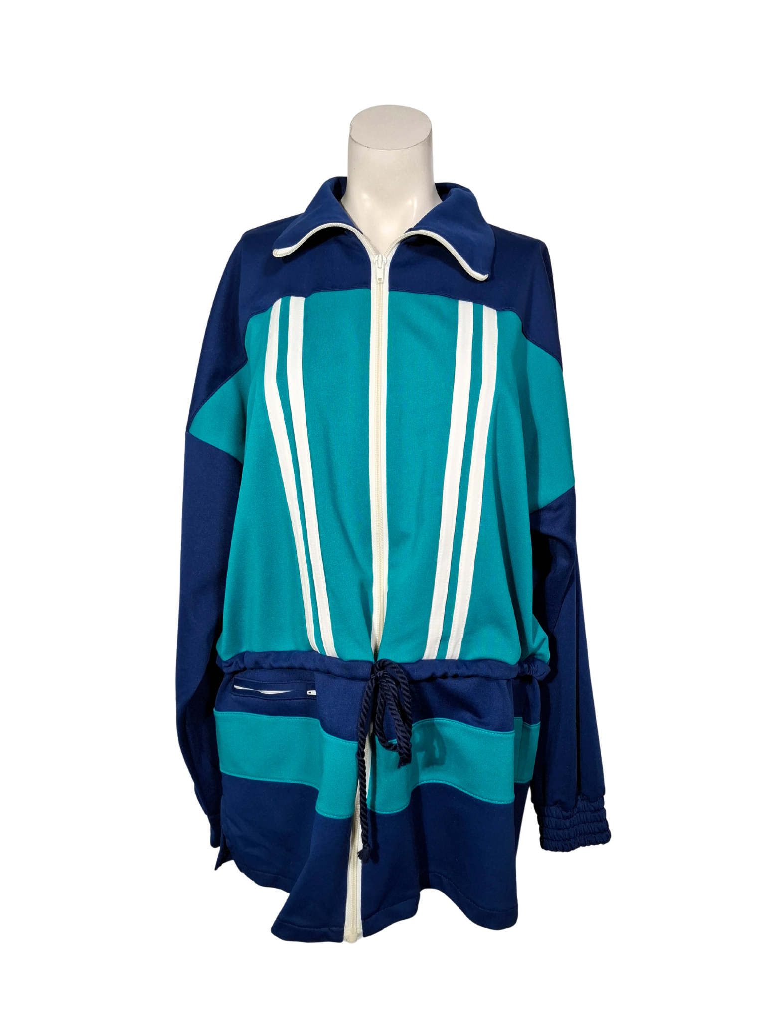 Mėlynas vintažinis džemperis, L