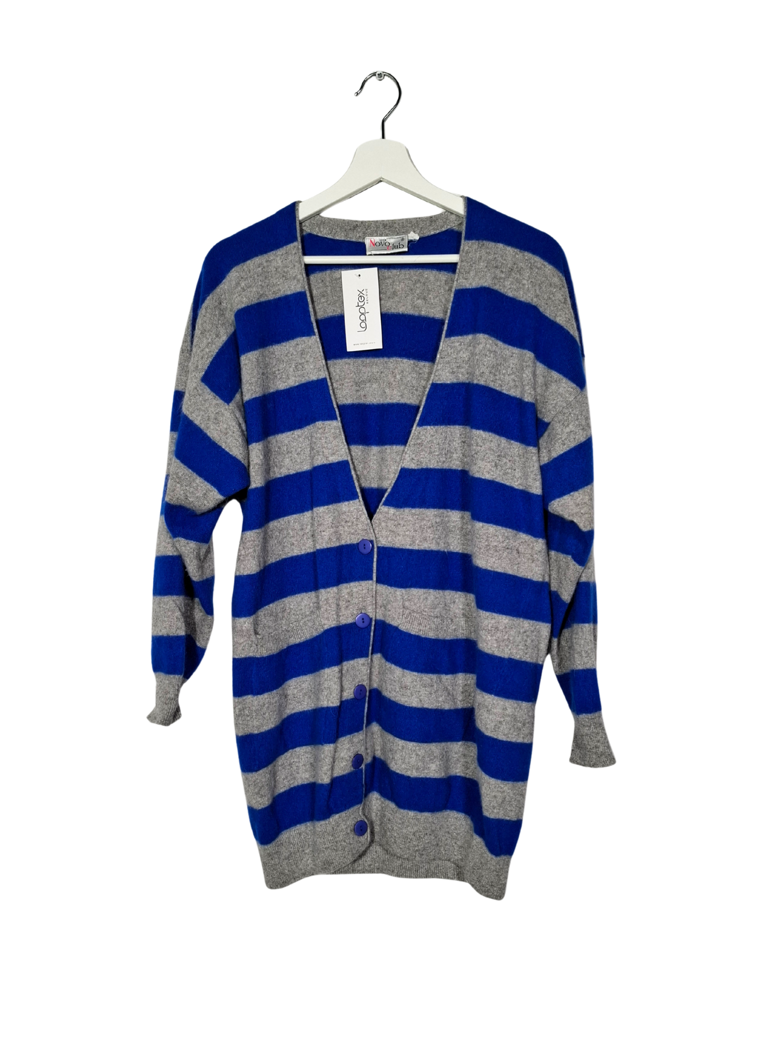 Dryžuotas NOVO CLUB megztinis, L