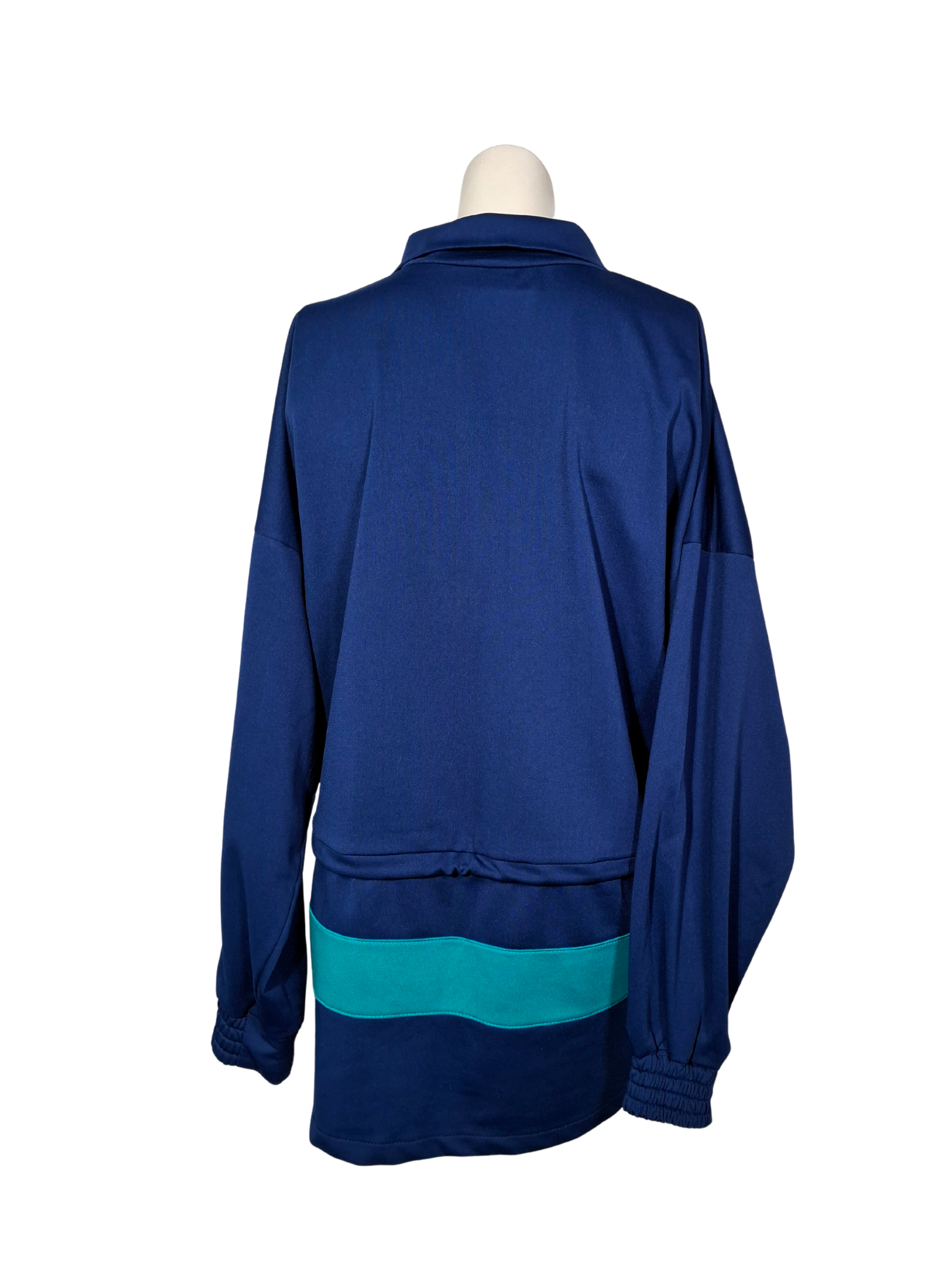 Mėlynas vintažinis džemperis, L