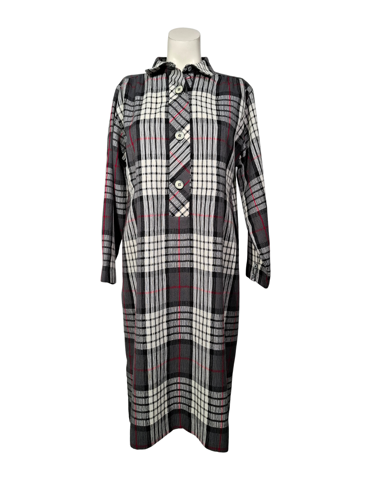 Tamsiai pilka languota GERARD PASQUIER suknelė, L