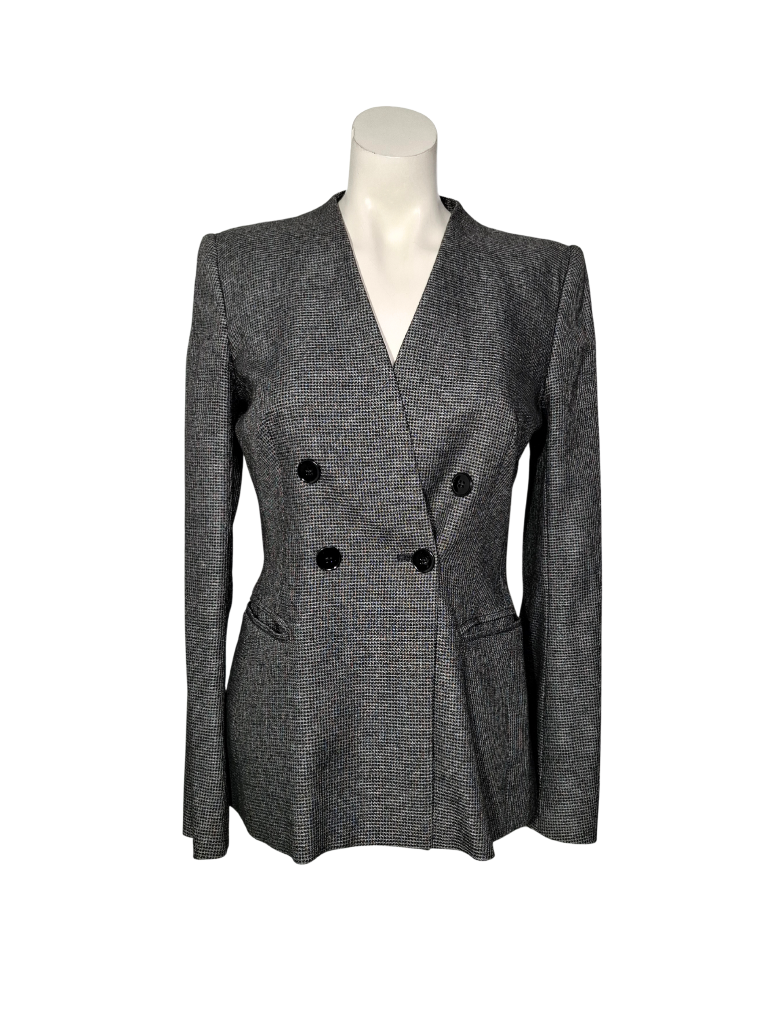 Pilkas raštuotas MARELLA švarkas, S