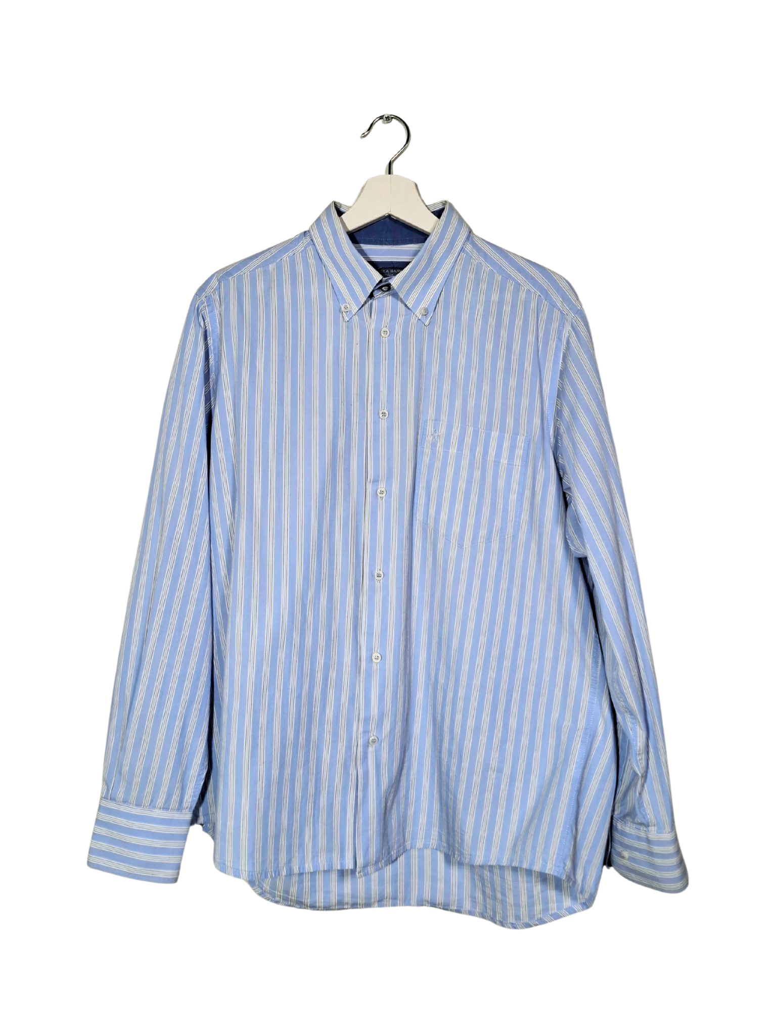 Mėlyni dryžuoti SEA BARRIER marškiniai, L