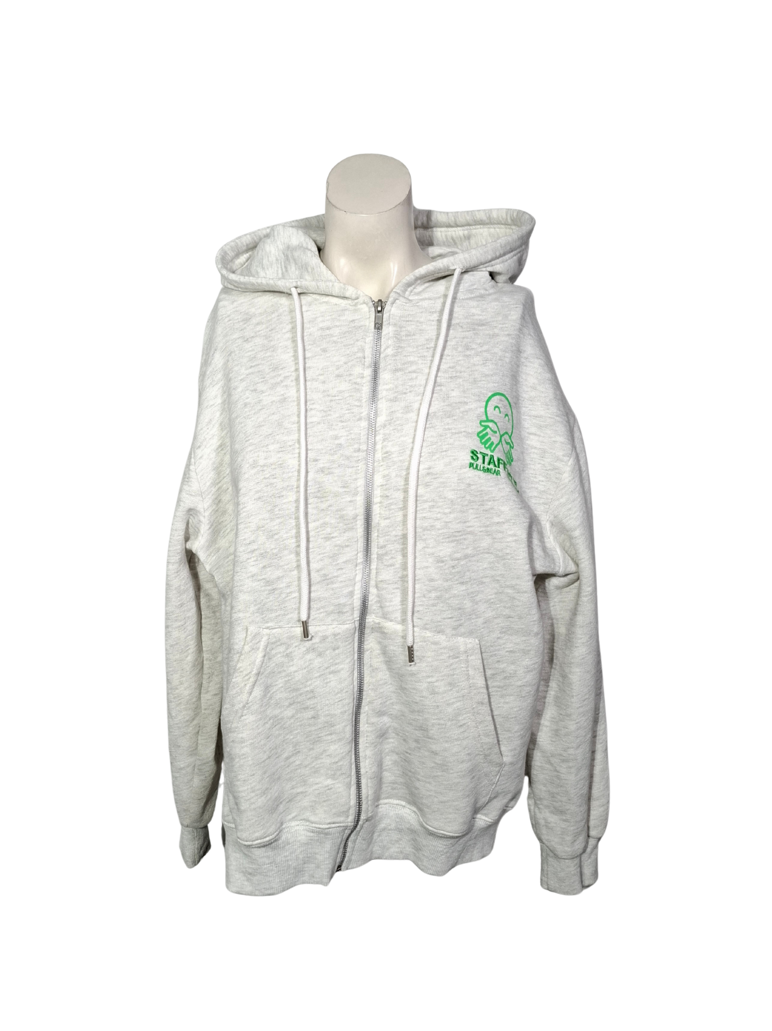 Pilkas PULL&BEAR džemperis, S