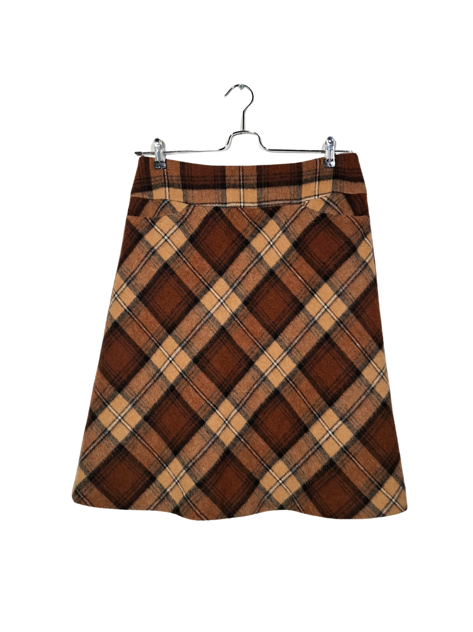 Rudas raštuotas LINIJA sijonas, L