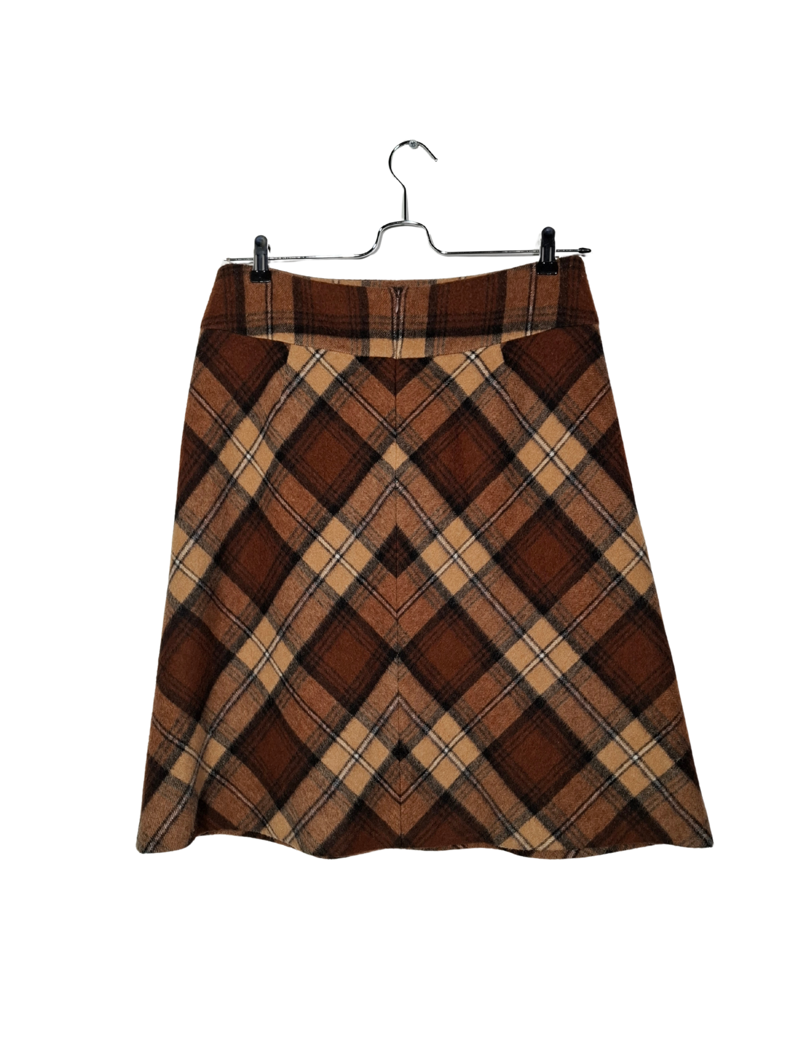 Rudas raštuotas LINIJA sijonas, L