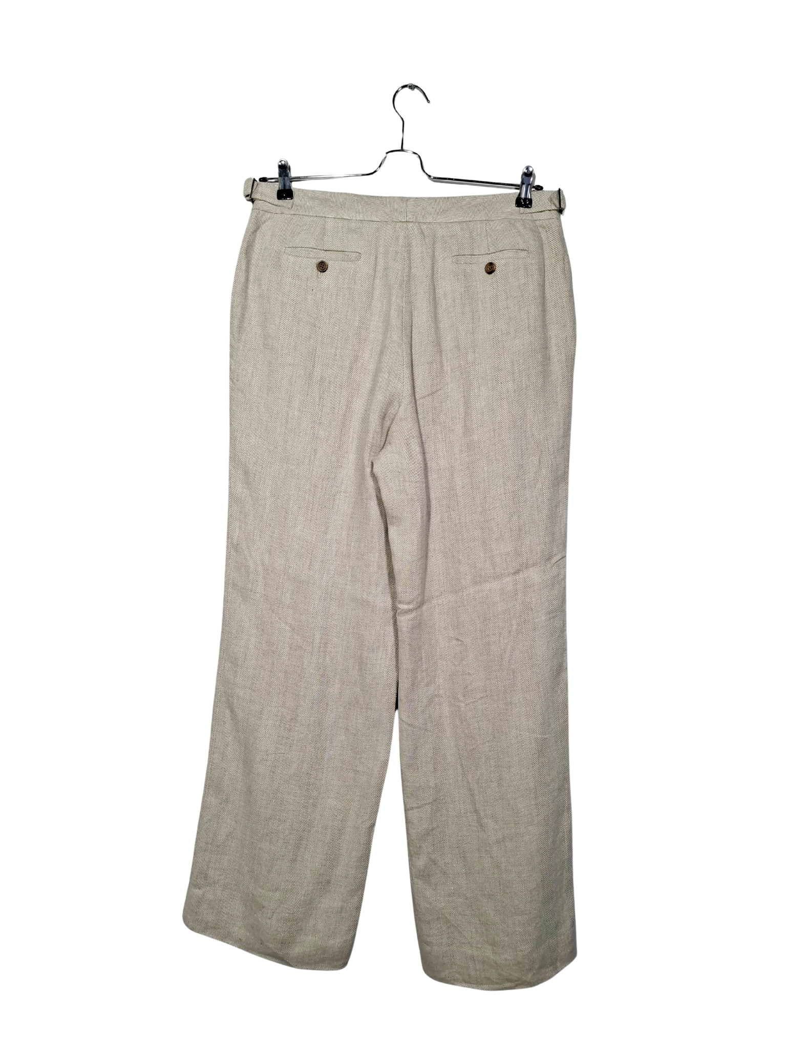 Kreminės spalvos LANDS’ END kelnės, XL