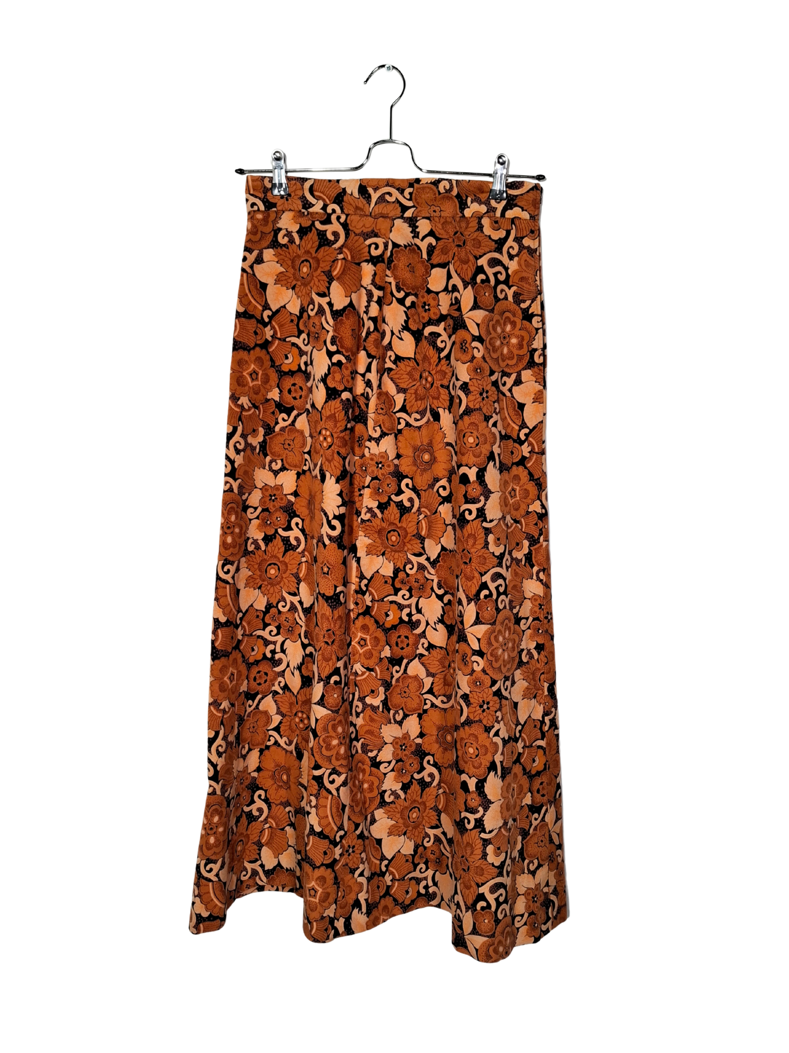 Gėlėtas rudas vintažinis ALF DAMGAARD sijonas, M