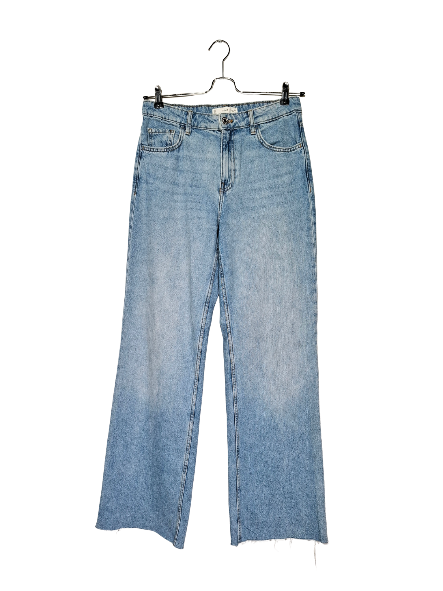 Šviesiai mėlyni MANGO džinsai, M
