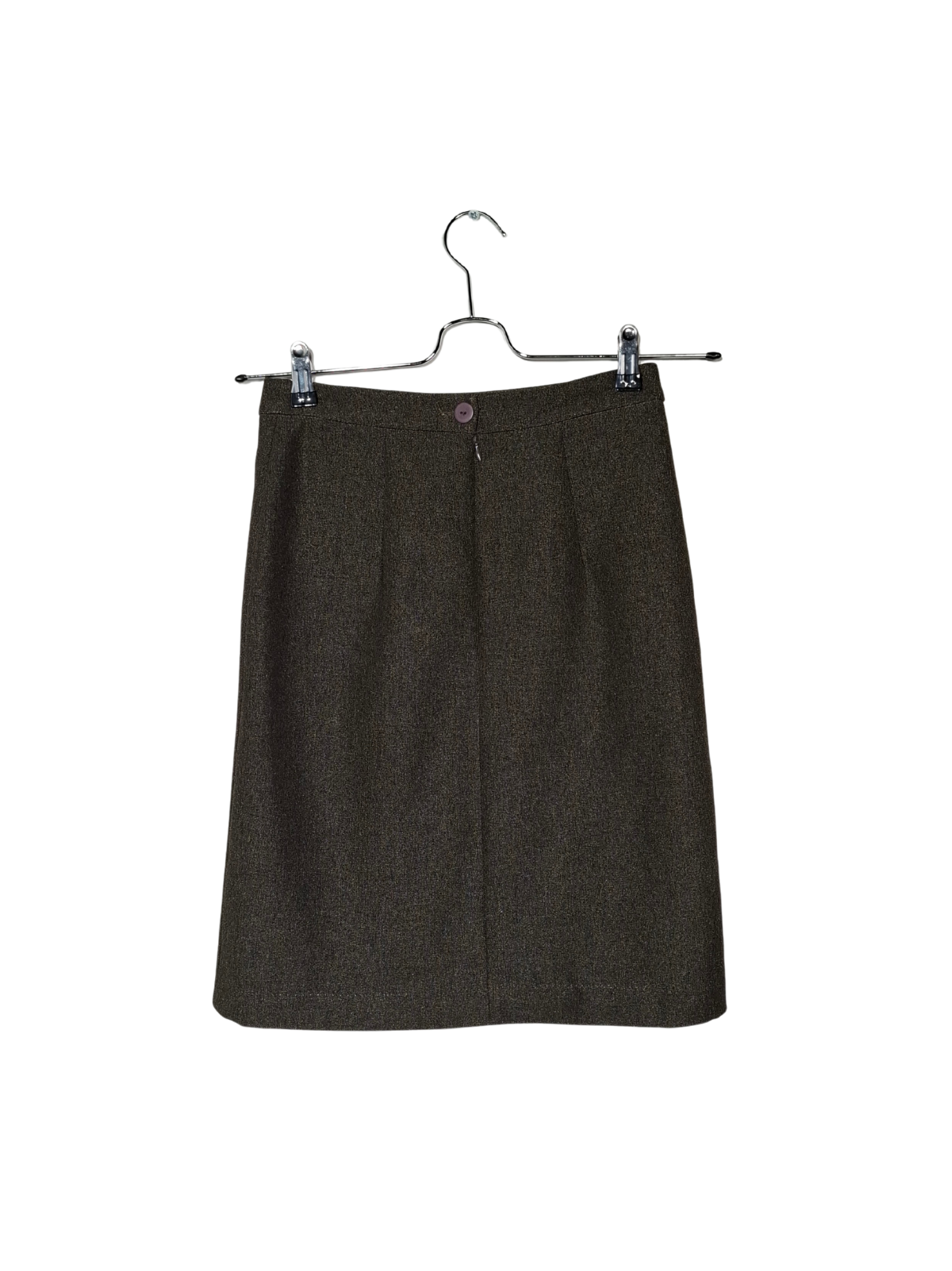 Raštuotas rudas sijonas, S