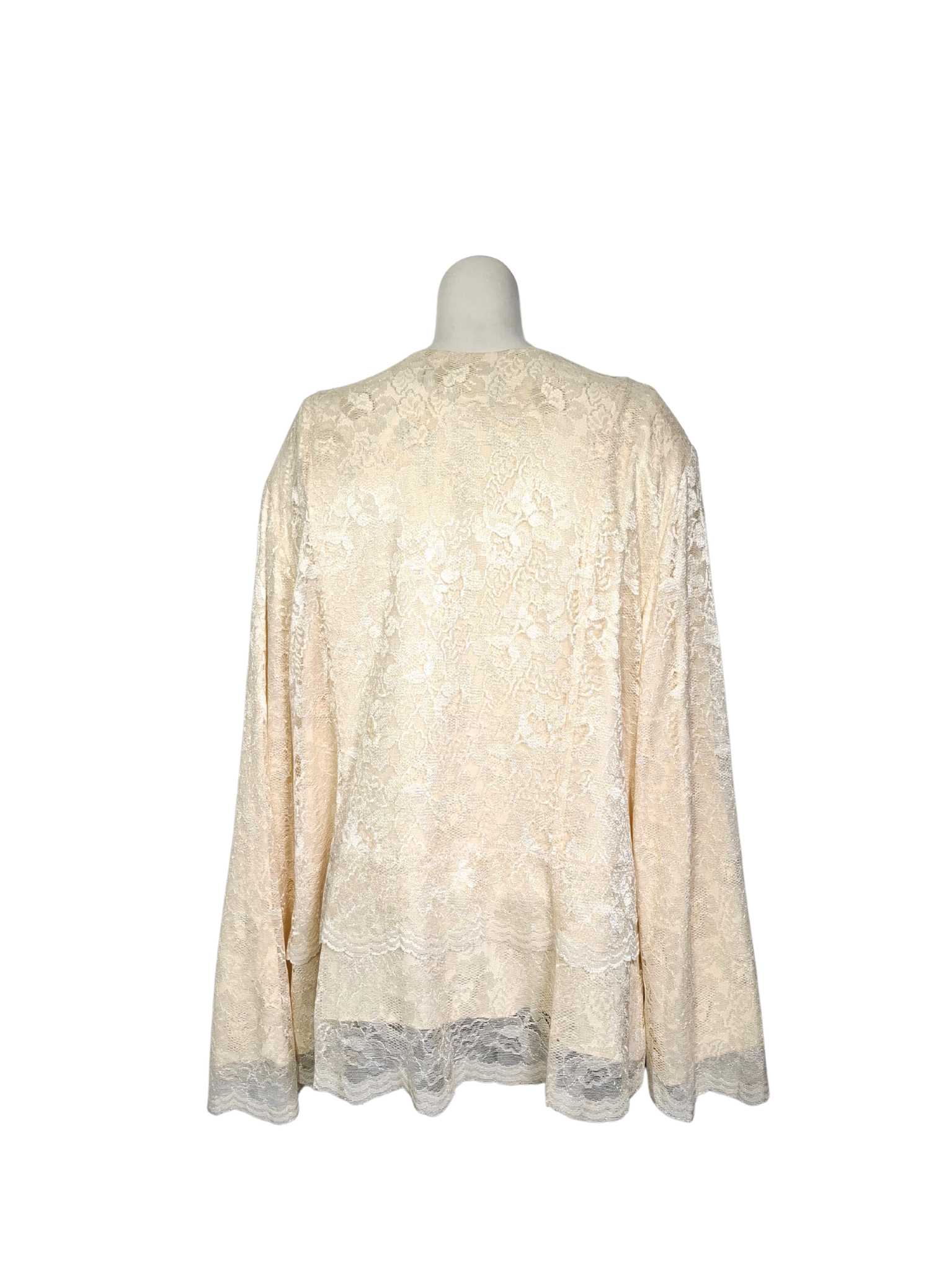 Kreminės spalvos raštuotas JONES NEW YORK švarkas, NAUJAS, 2XL