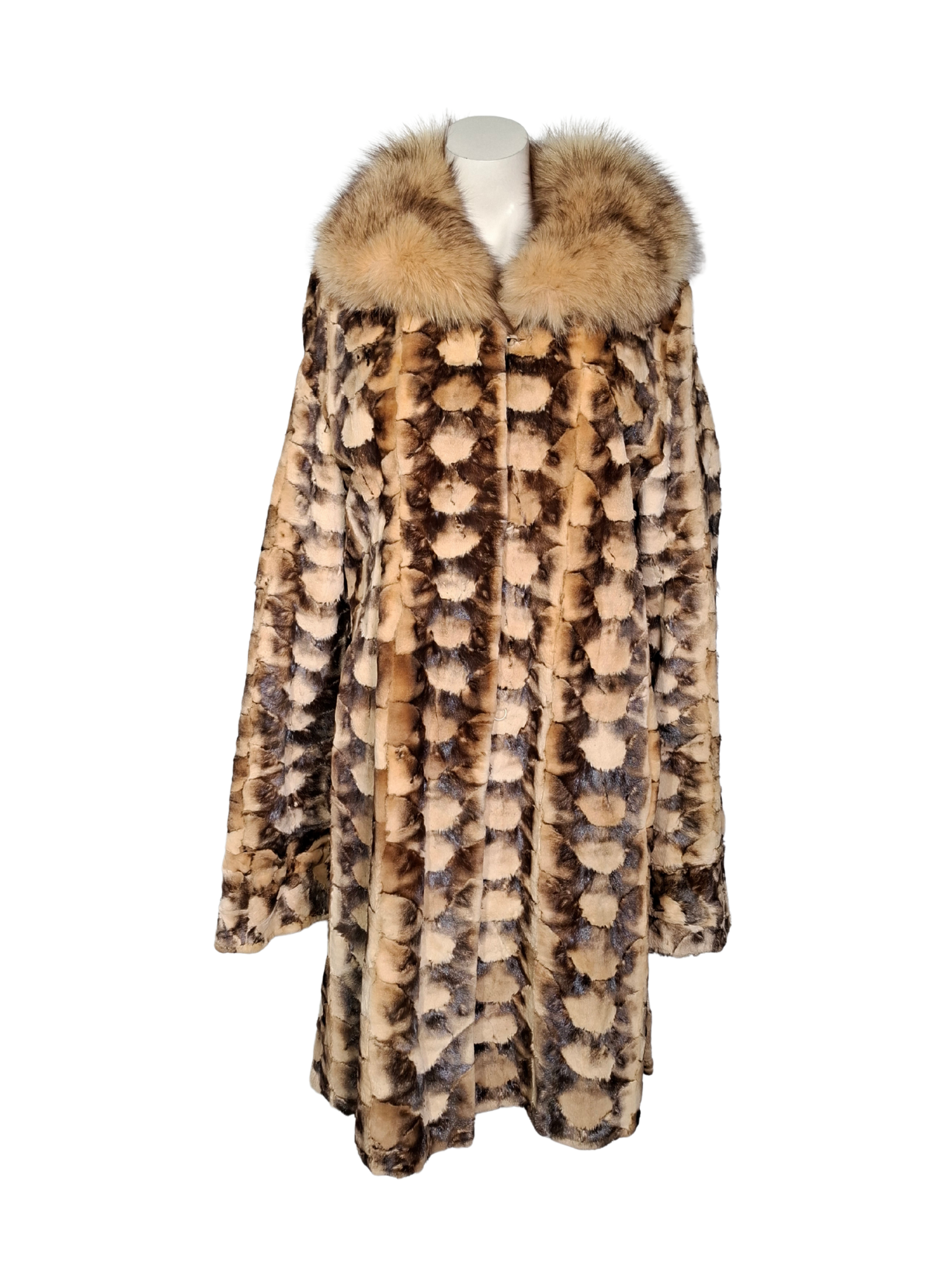 Rudi vintažiniai ARISTON kailiniai, M