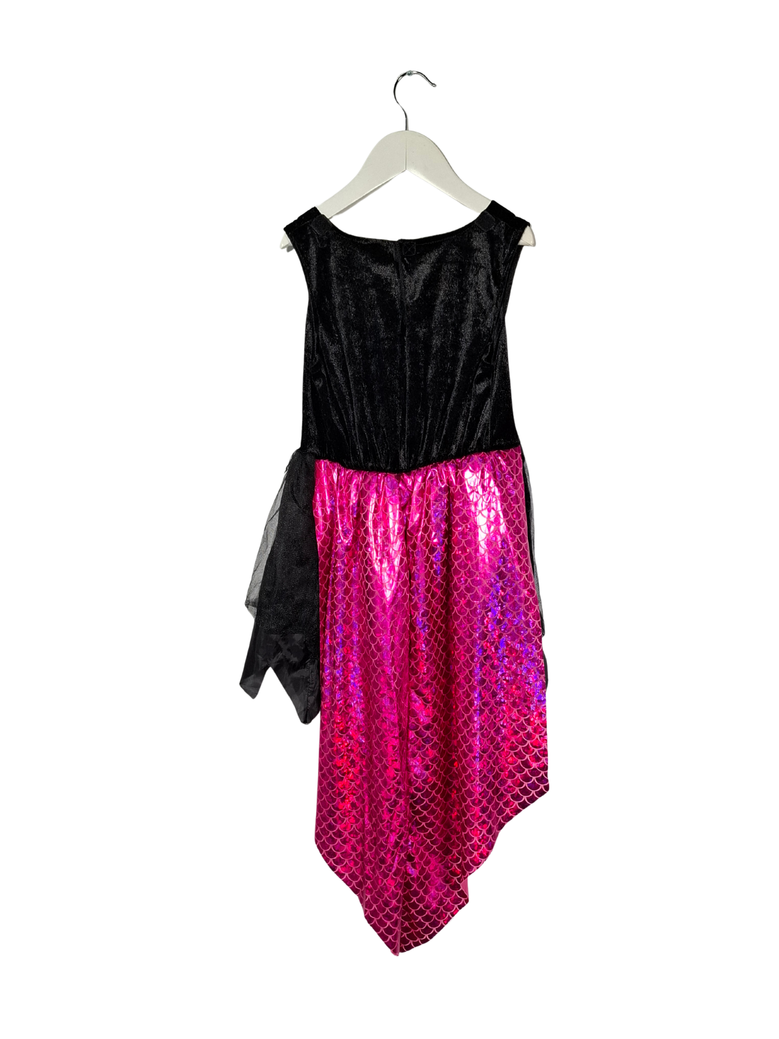 Juoda raštuota vaikiška suknelė, 7-8m.