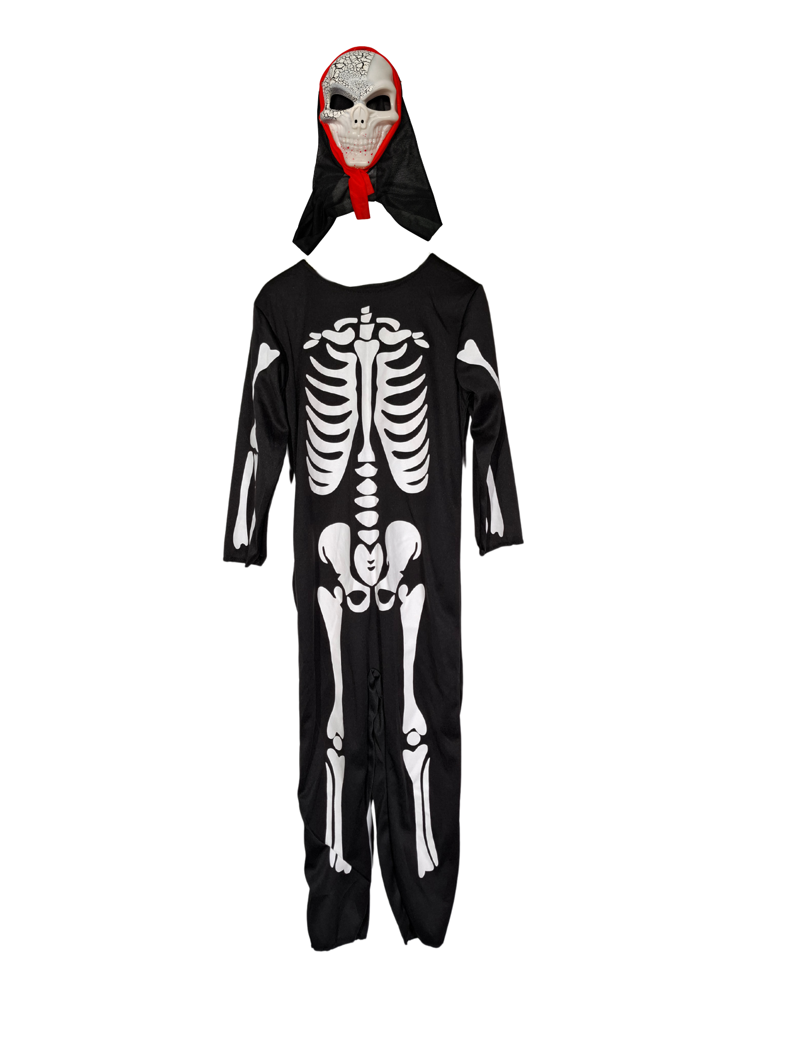 Juodas karnavalinis kostiumas, 3-4m.