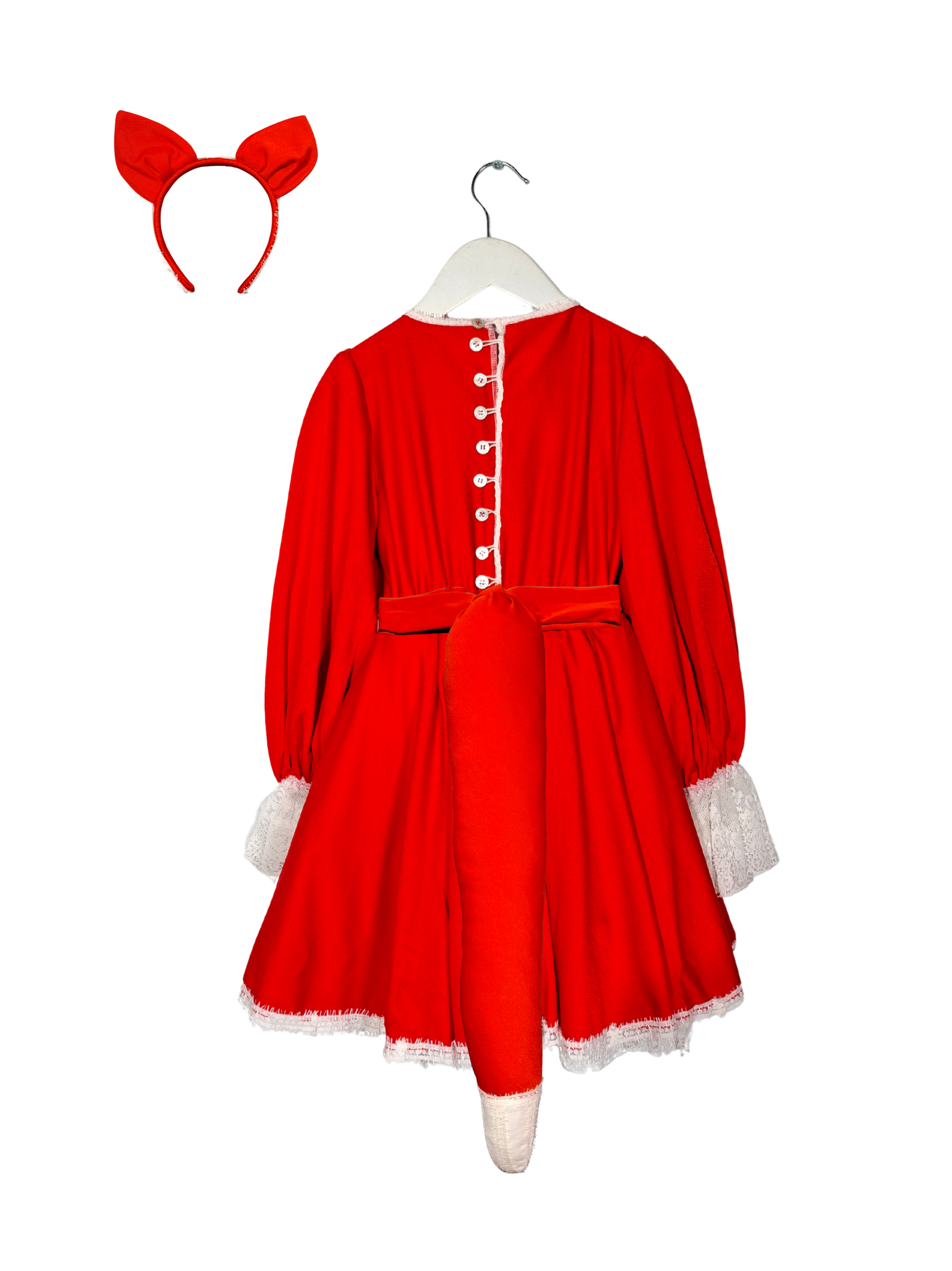 Karnavalinis vaikiškas lapės kostiumas, 5-7m.