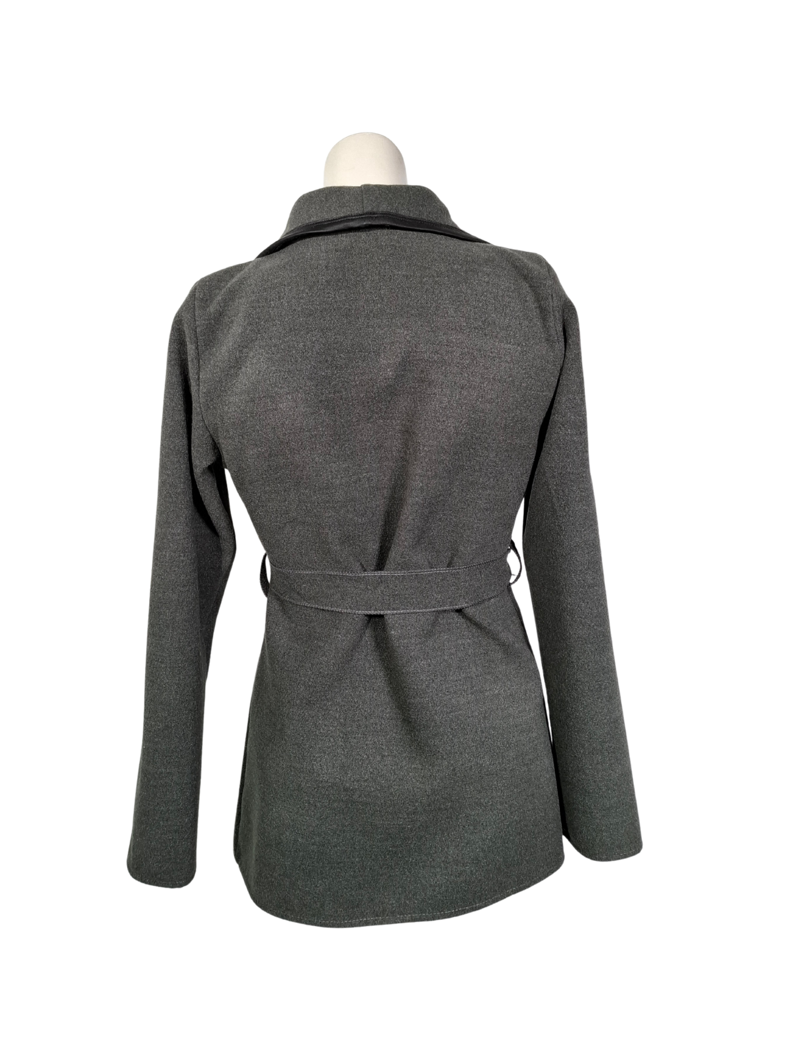 Pilkas BOOHOO paltas, S