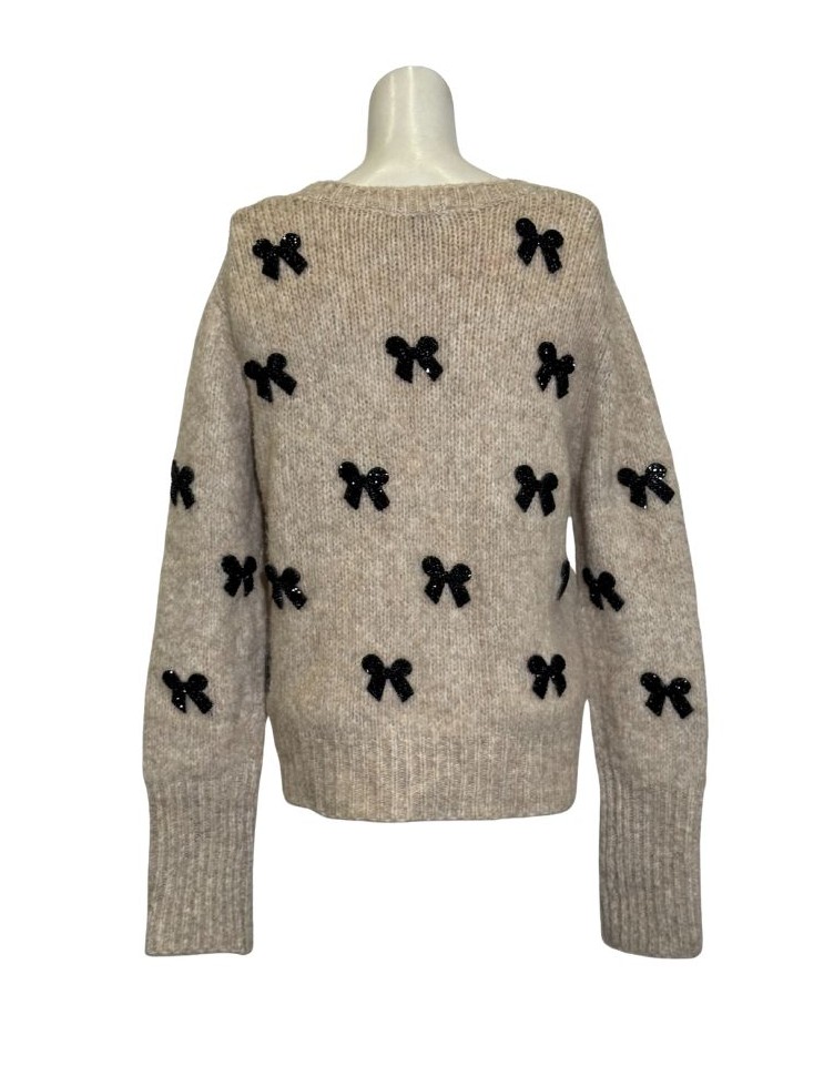 Smėlio spalvos ZARA megztinis, L