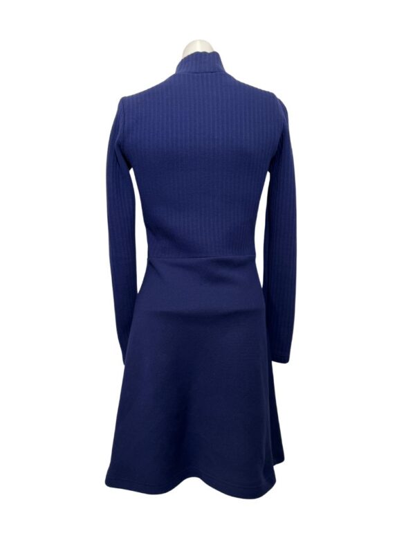 Mėlyna Agnė Kuzmickaitė megzta suknelė, XS