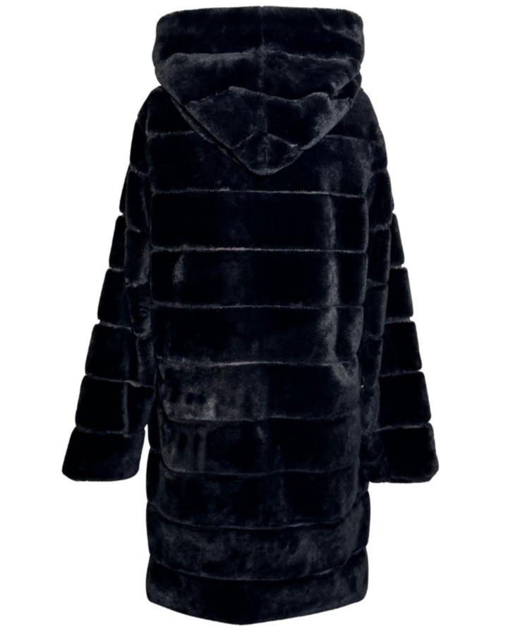 Juodi dirbtinio kailio BELOVED kailiniai, M