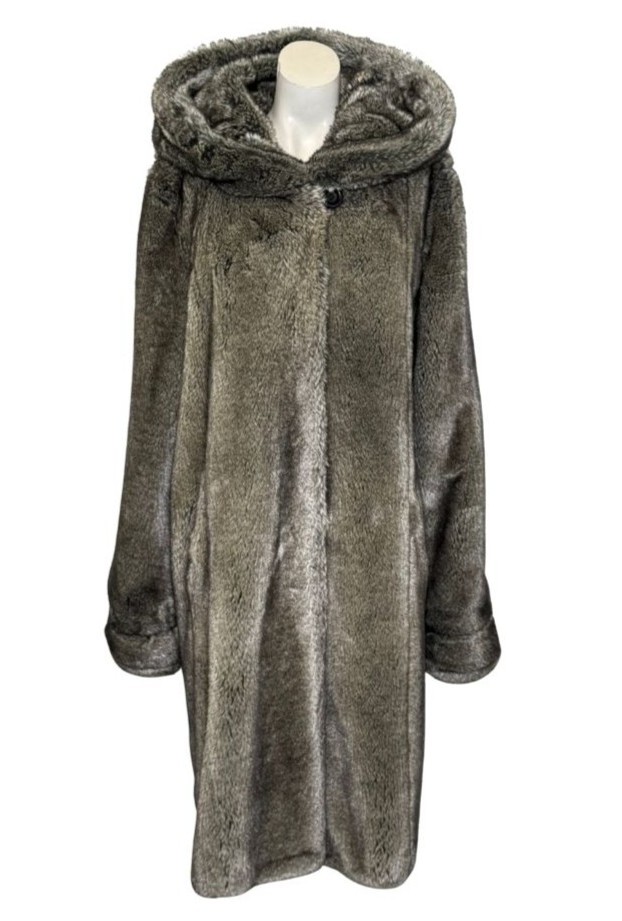 Pilki dirbtinio kailio DAINAVA kailiniai, L