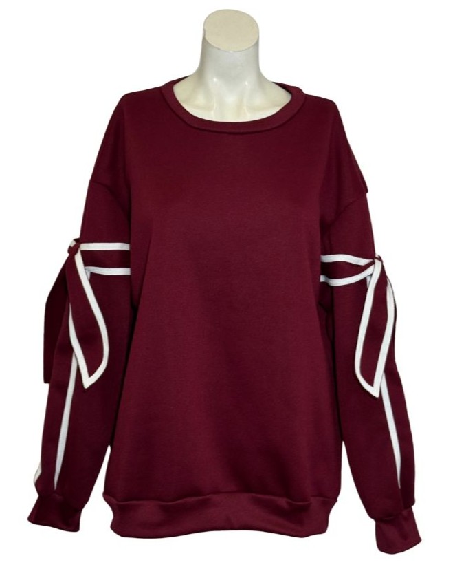 Bordo spalvos džemperis, XL