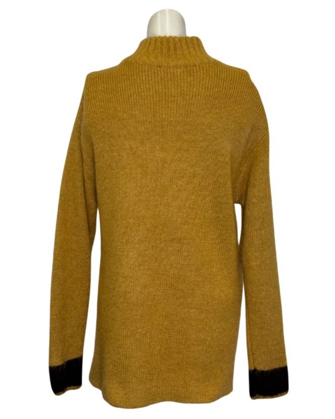 Rudas raštuotas NAGPAL megztinis, L