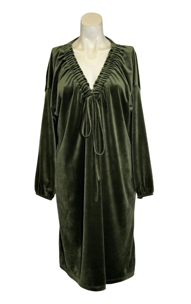 Samanų spalvos suknelė, XL