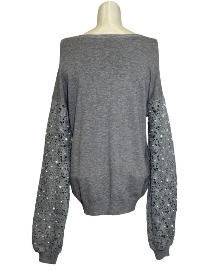 Pilkas CM MODE megztinis, M