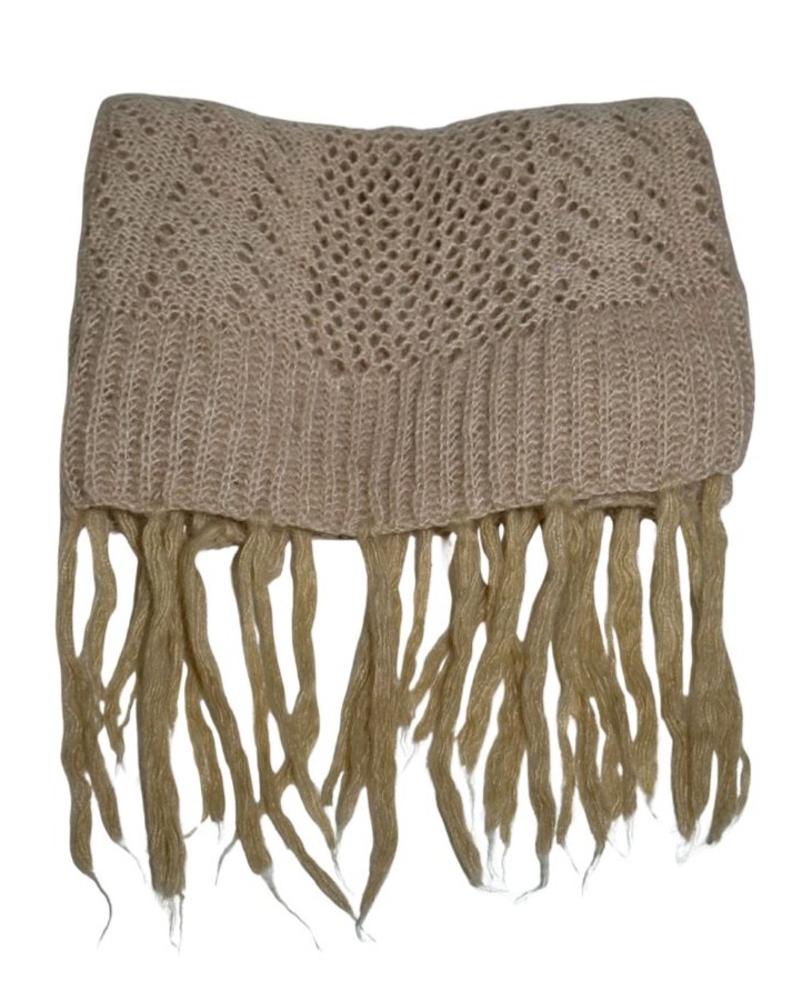 Šviesiai rudos spalvos šalikas