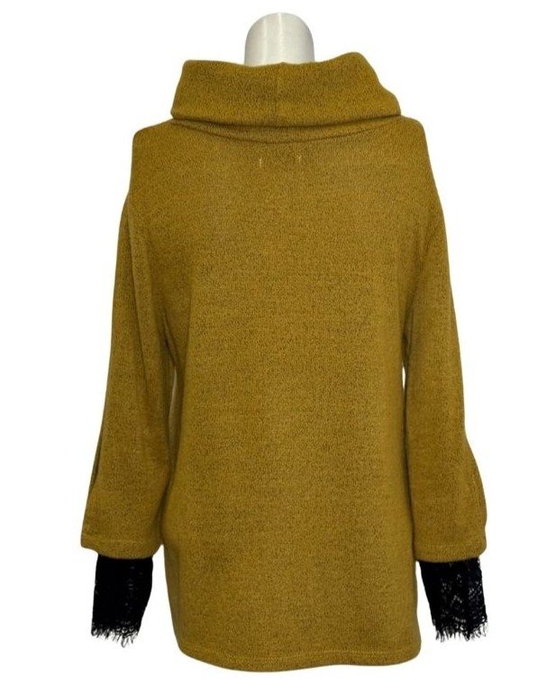 Garstyčių spalvos M COLLECTION megztinis, M