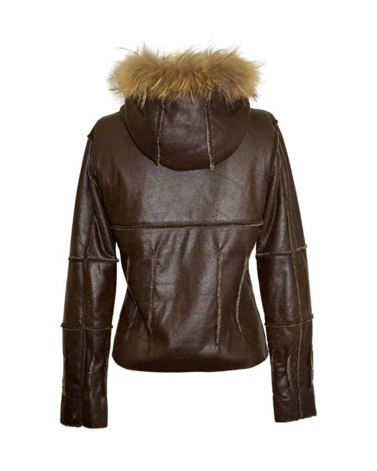 Ruda LIKO&Co striukė su gobtuvu, S